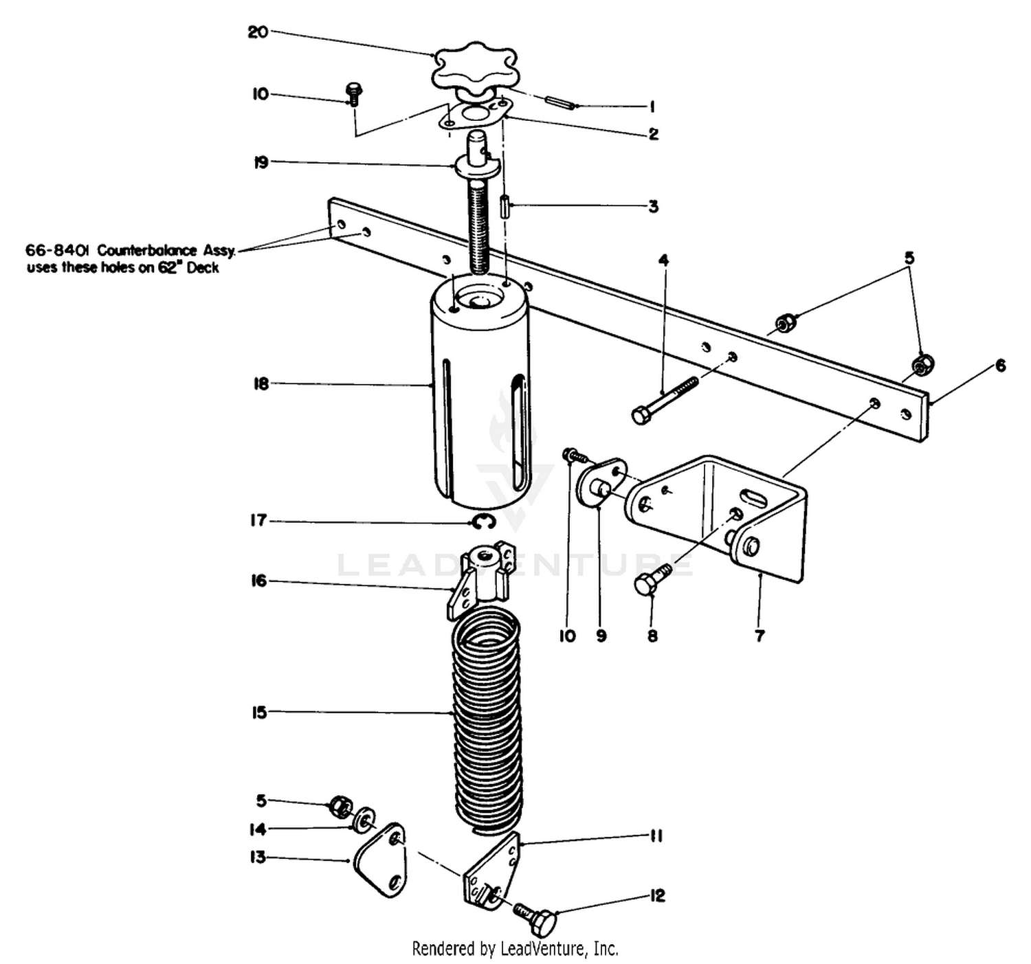 52" Counterbalance Kit No. 66-2200