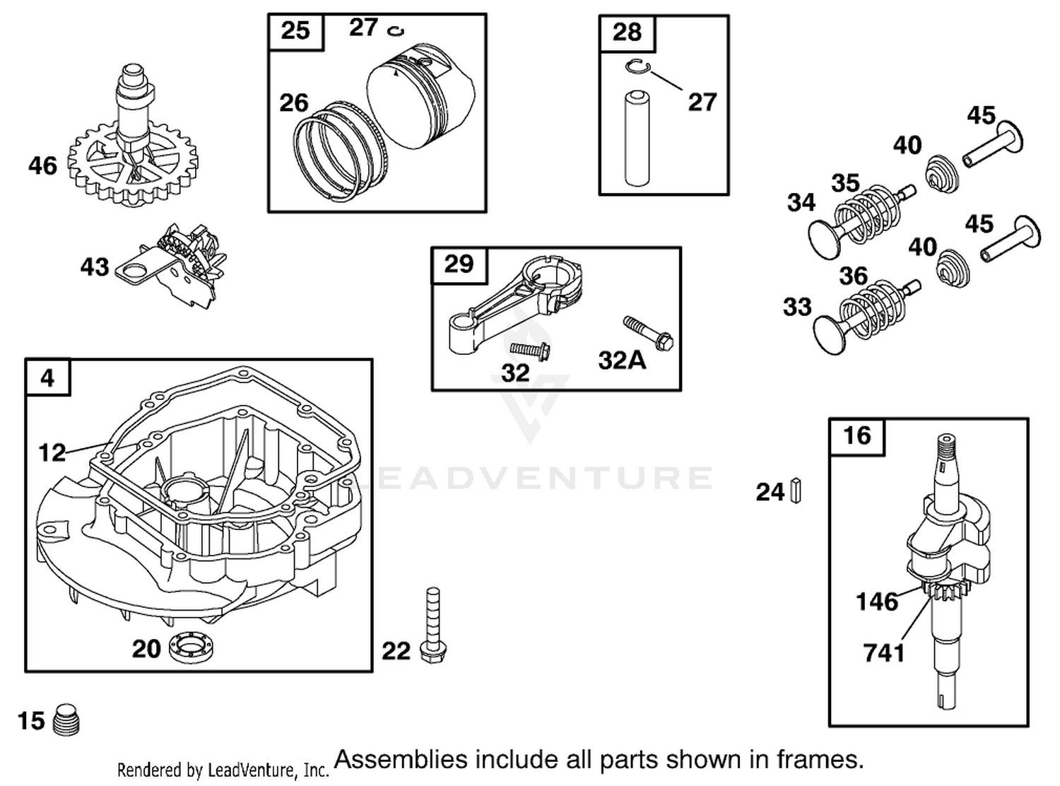 Engine Briggs  Stratton Model 12h802-1776-B1 2