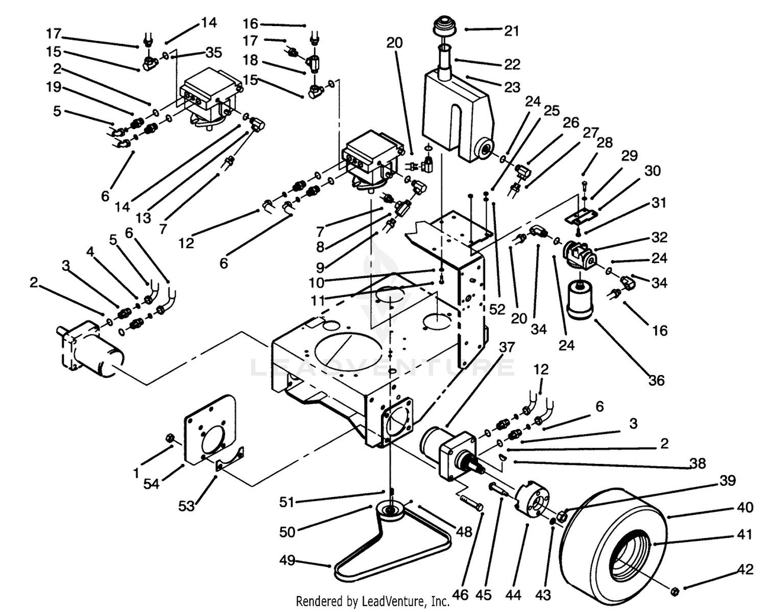 Wheel Assembly  Hydraulic Components