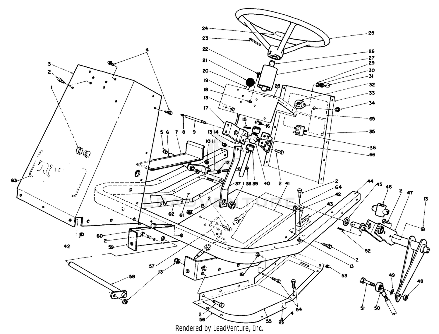 Frame  Steering Assembly