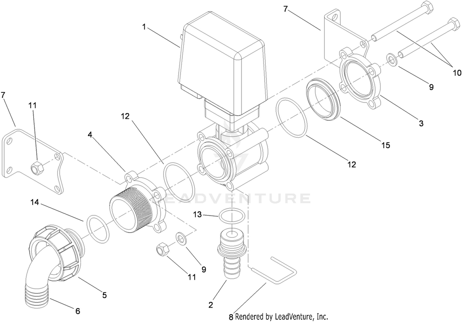 Agitation Valve Assembly No. 117-7972