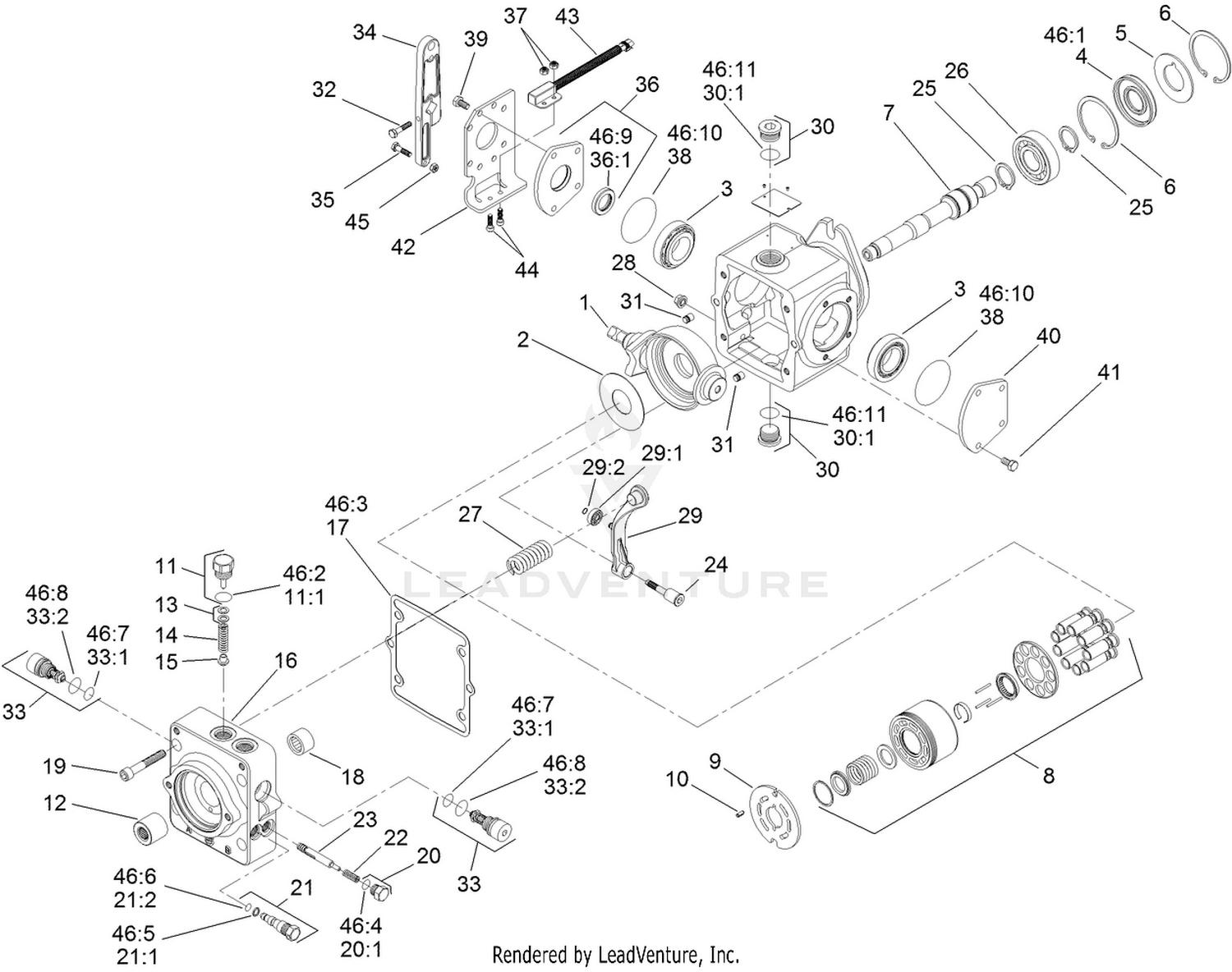 Variable Pump Assembly No. 107-4470