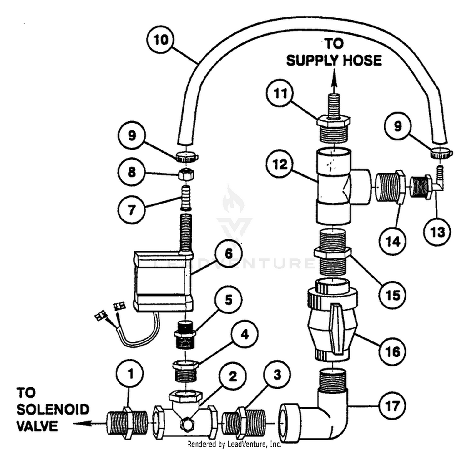 FLOW SWITCH ASS-Y (FIG. 1)