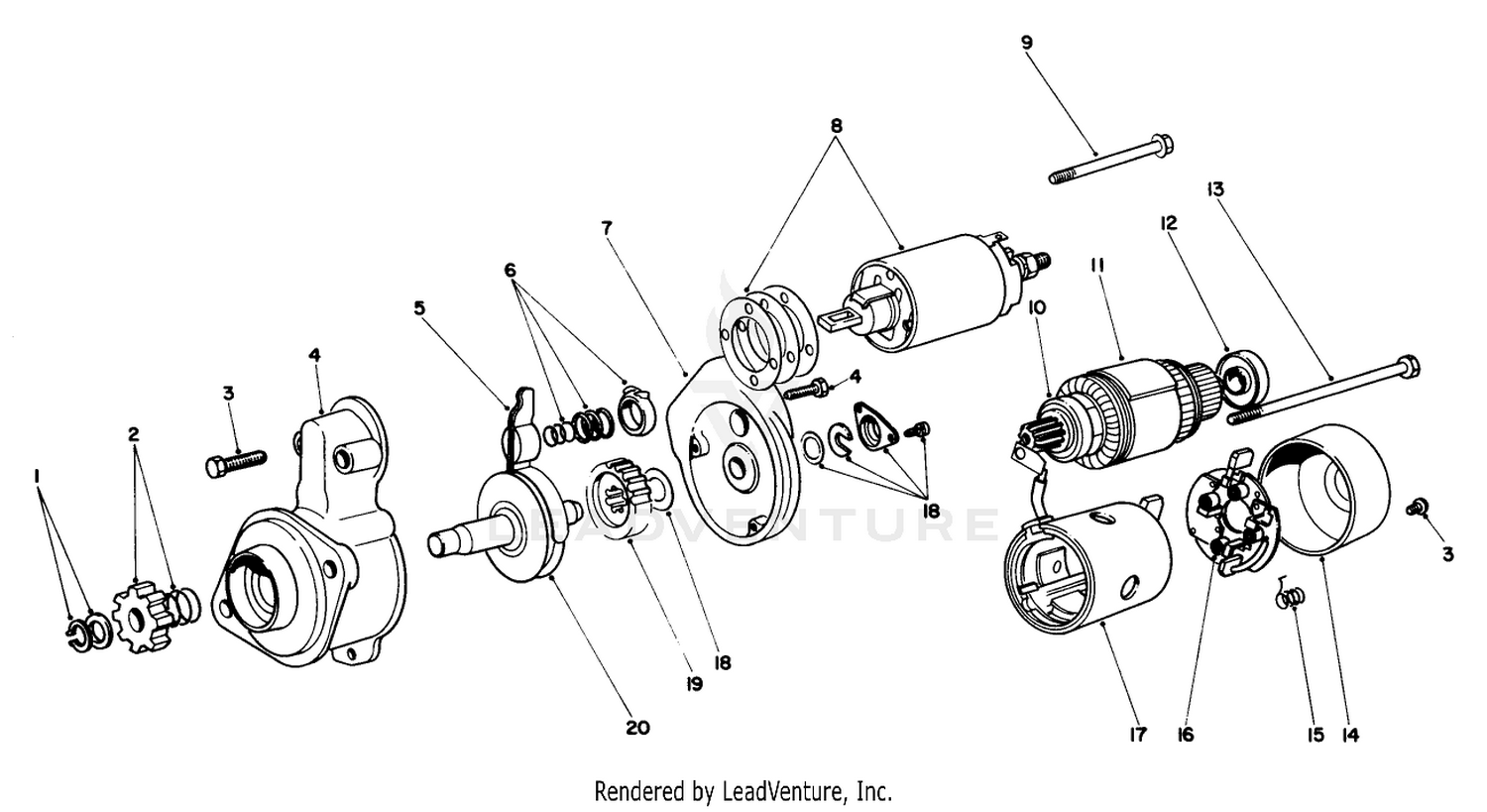 Starter Assembly No. 56-1500