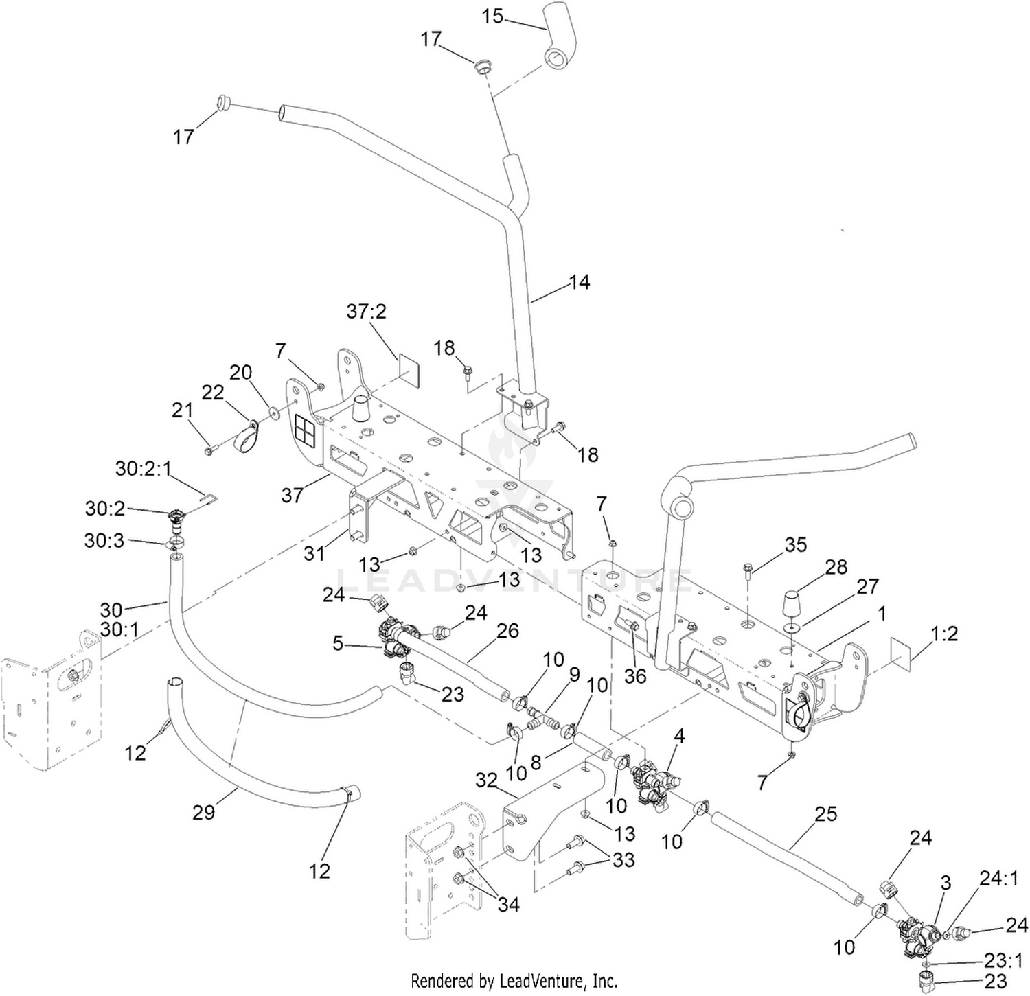 Center Boom Assembly