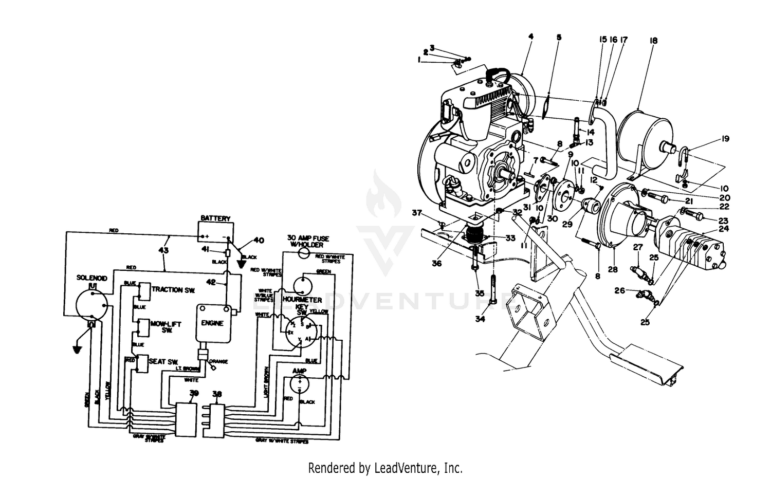 Engine And Wiring Diagram