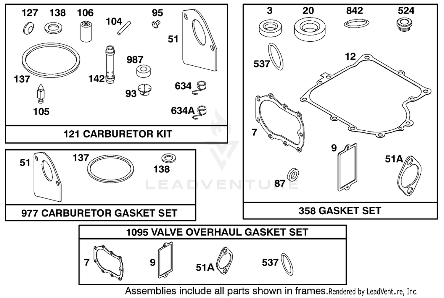 Engine Briggs  Stratton Model 28m707-1122-E1 9