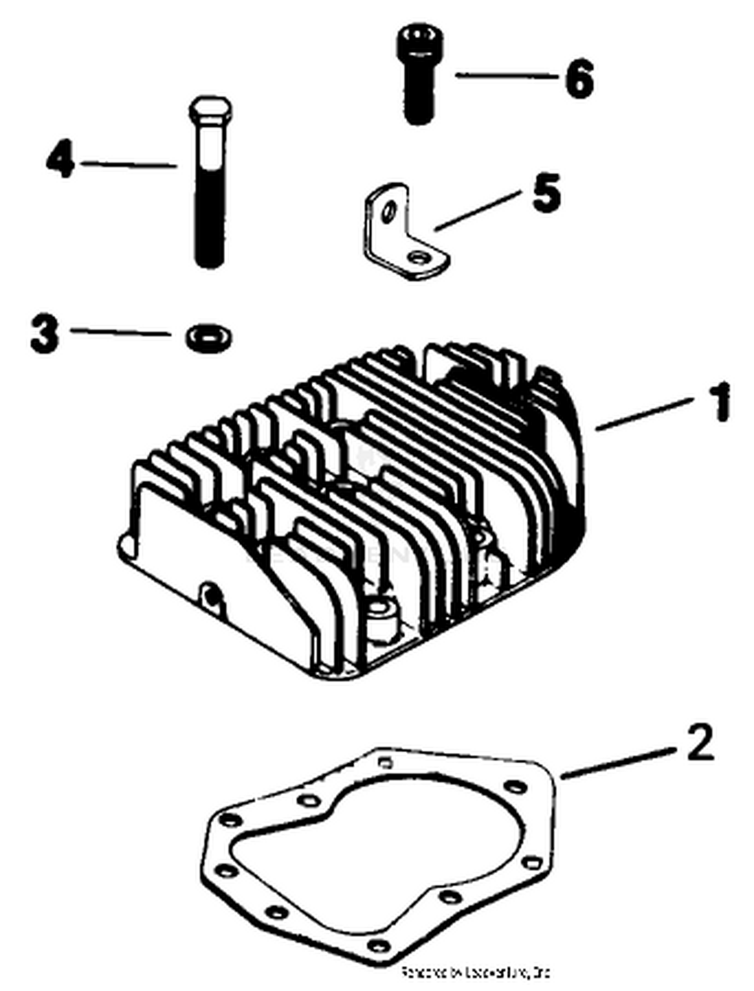Cylinder Head-Engine Assembly-Kohler Model No. M16s-711533
