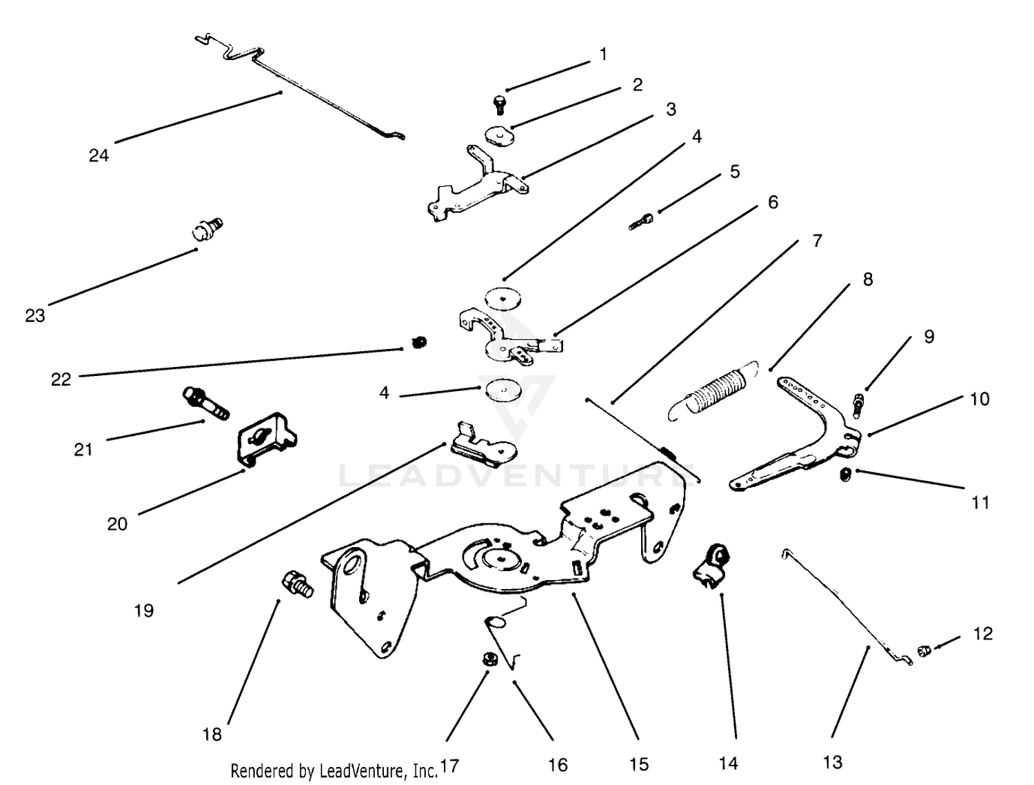 Throttle Linkage And Governor Controls
