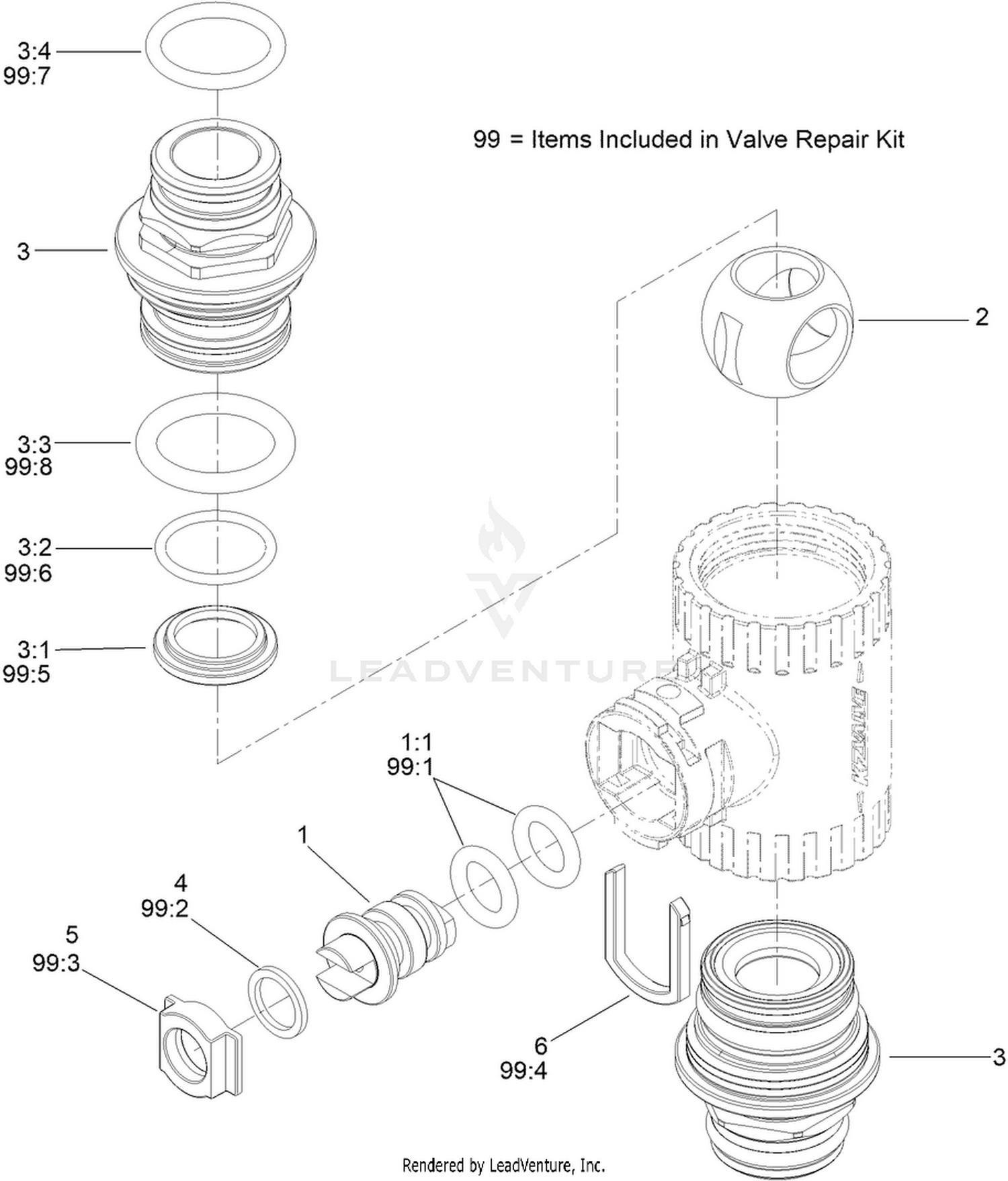 On/Off 2-Way Valve Kit No. 131-0249