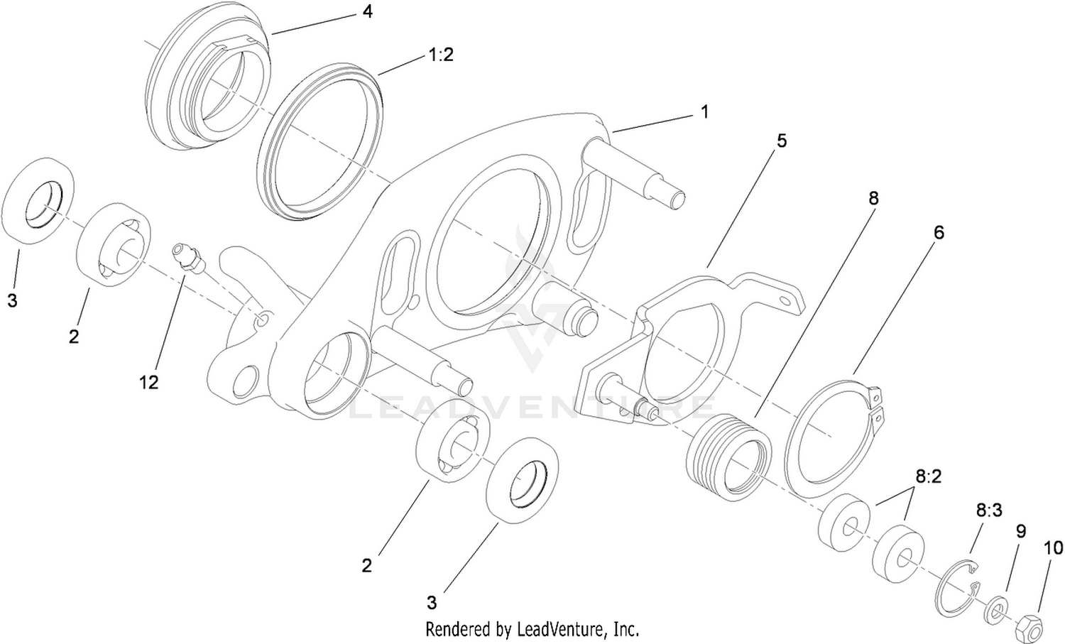 Left Hand Drive Sideplate Assembly