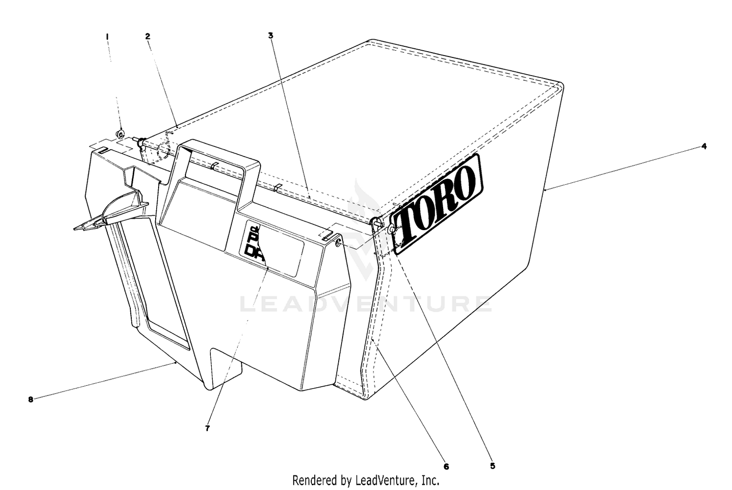 Grass Bag Assembly No. 11-0189