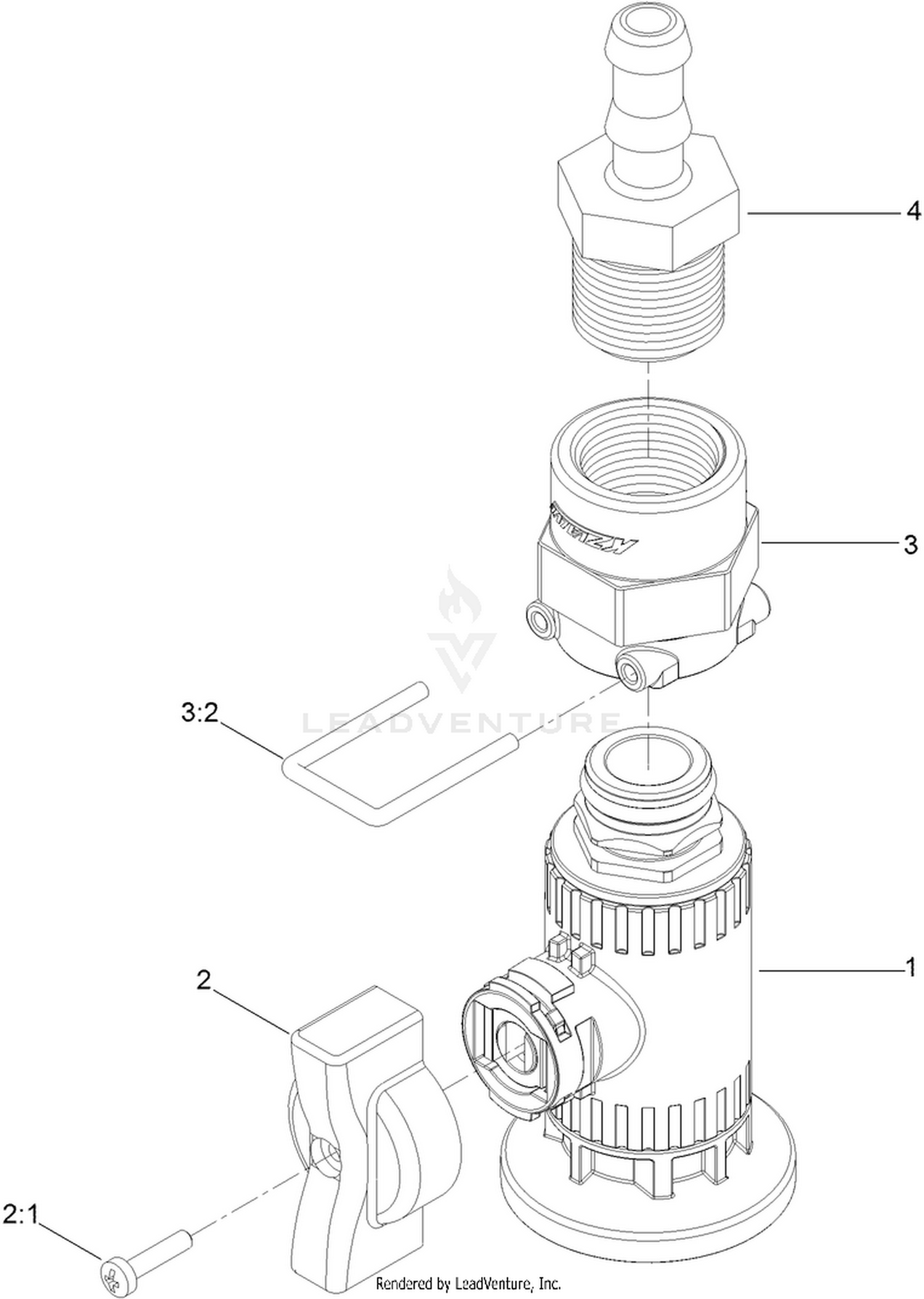 Hand Gun Valve Assembly No. 131-0260
