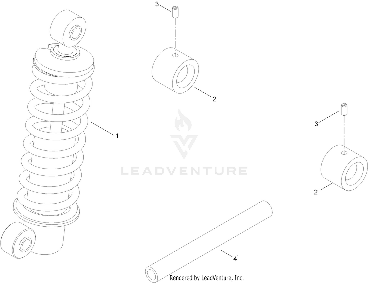 Heavy Duty Spring Kit  Assembly No. 140-2051