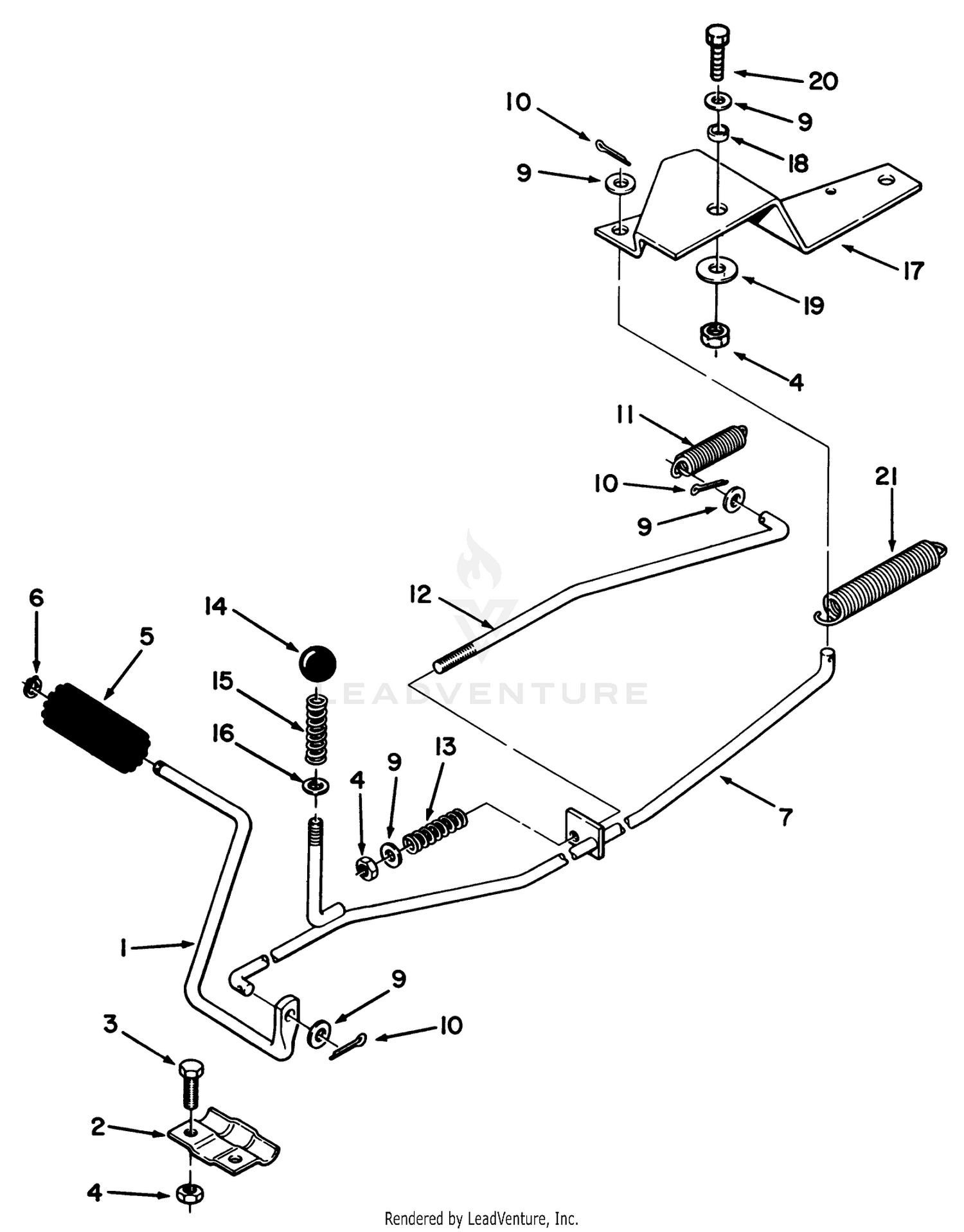 Clutch  Brake Linkage Assembly