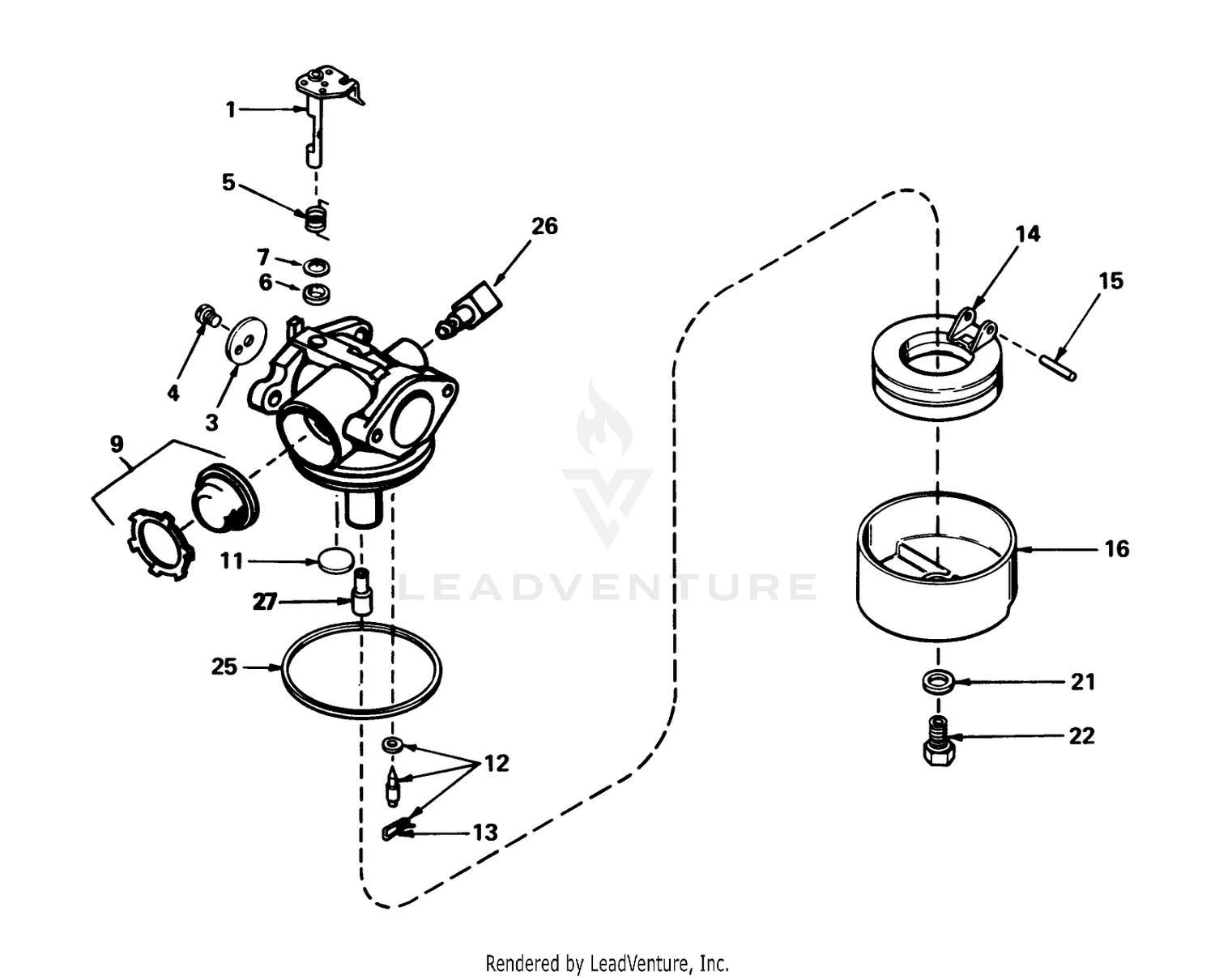 Carburetor No. 632050a