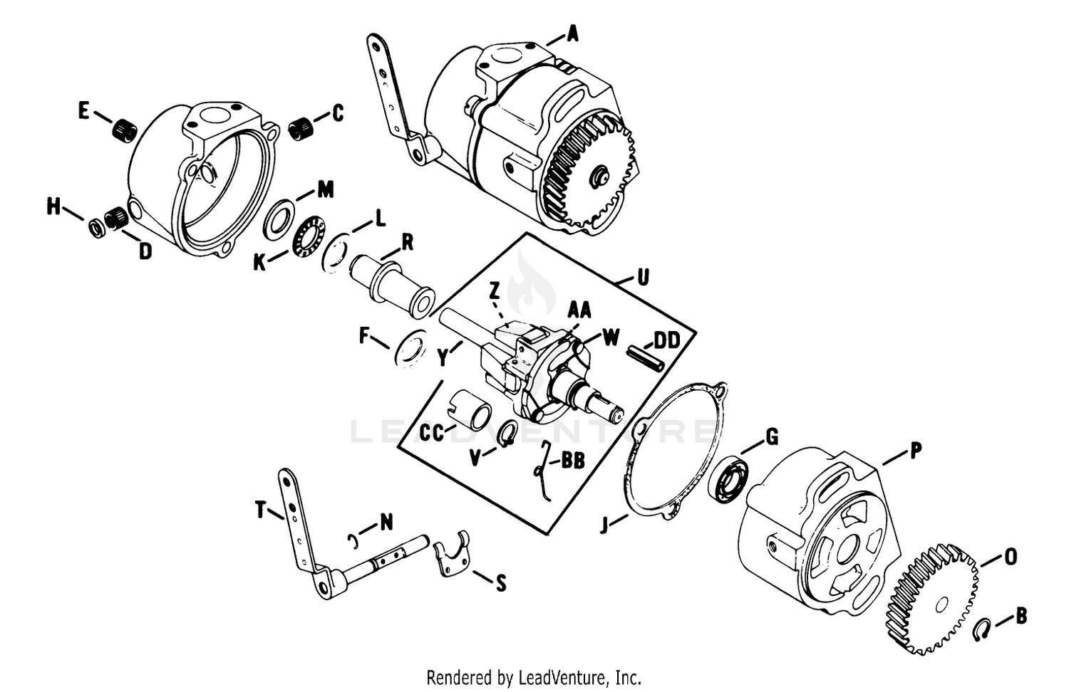 Governor Assembly Engine Model No. K582qs Type No. Ps-36315 (continued)