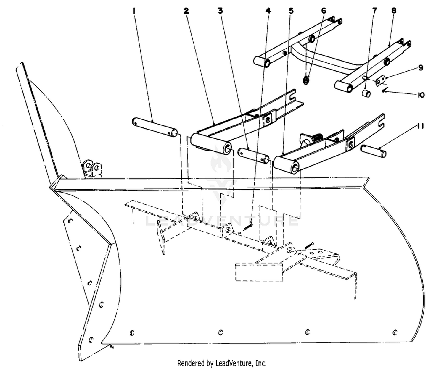 V-Plow Installation Kit Model No. 30755 (optional)