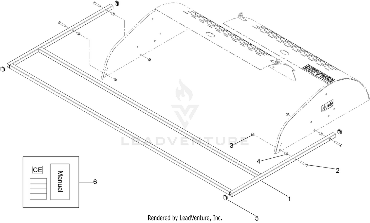 Rear Guard Kit No. 117-7106