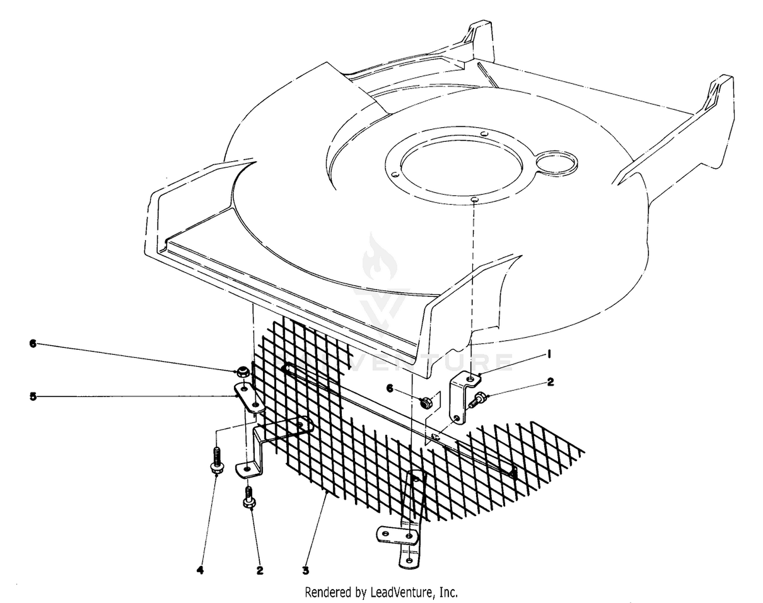 Leaf Shredder Kit No. 59105 (optional)
