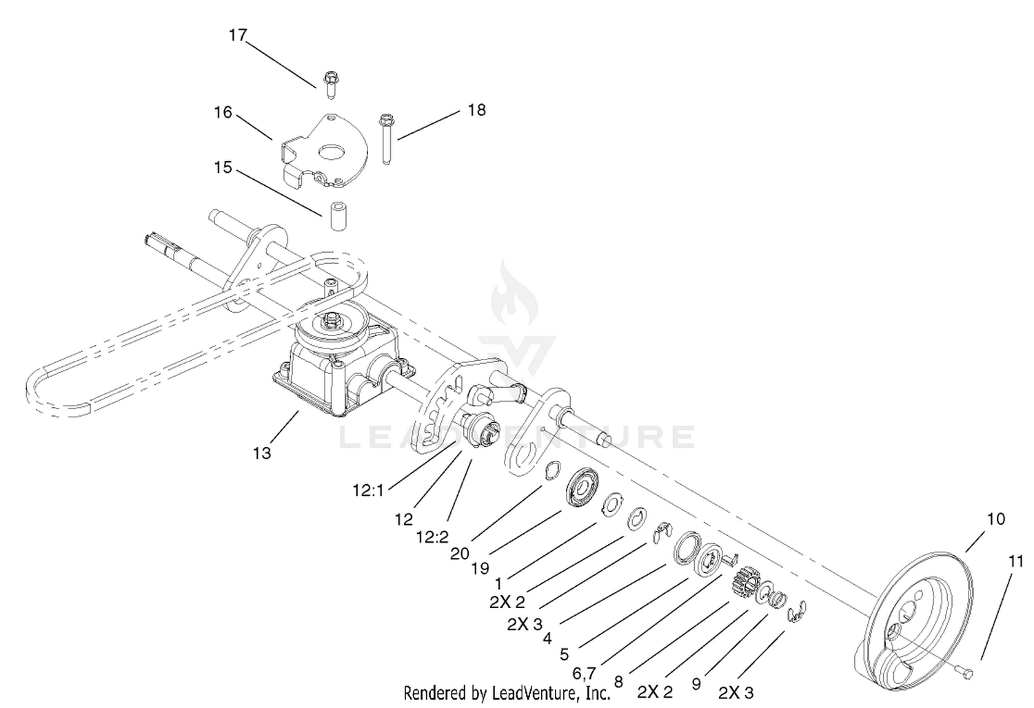 Gear Case and Cover Assembly