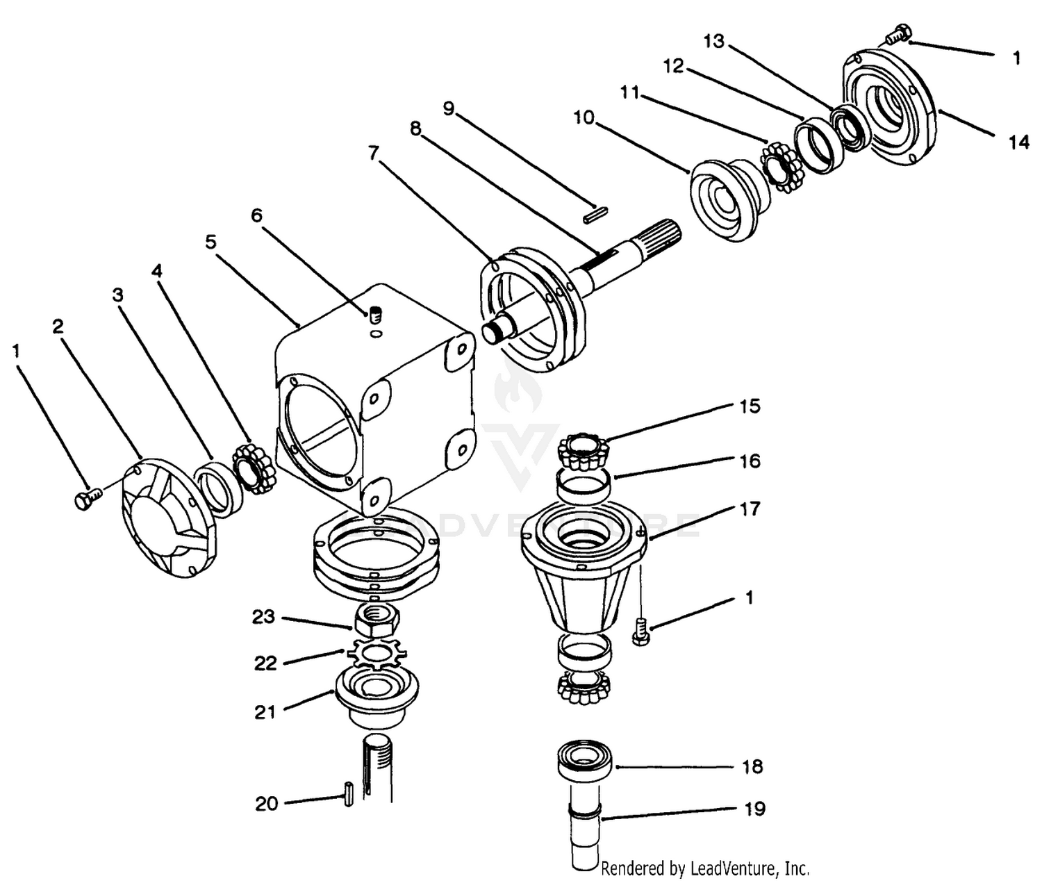 Gear Box Assembly 86-3090