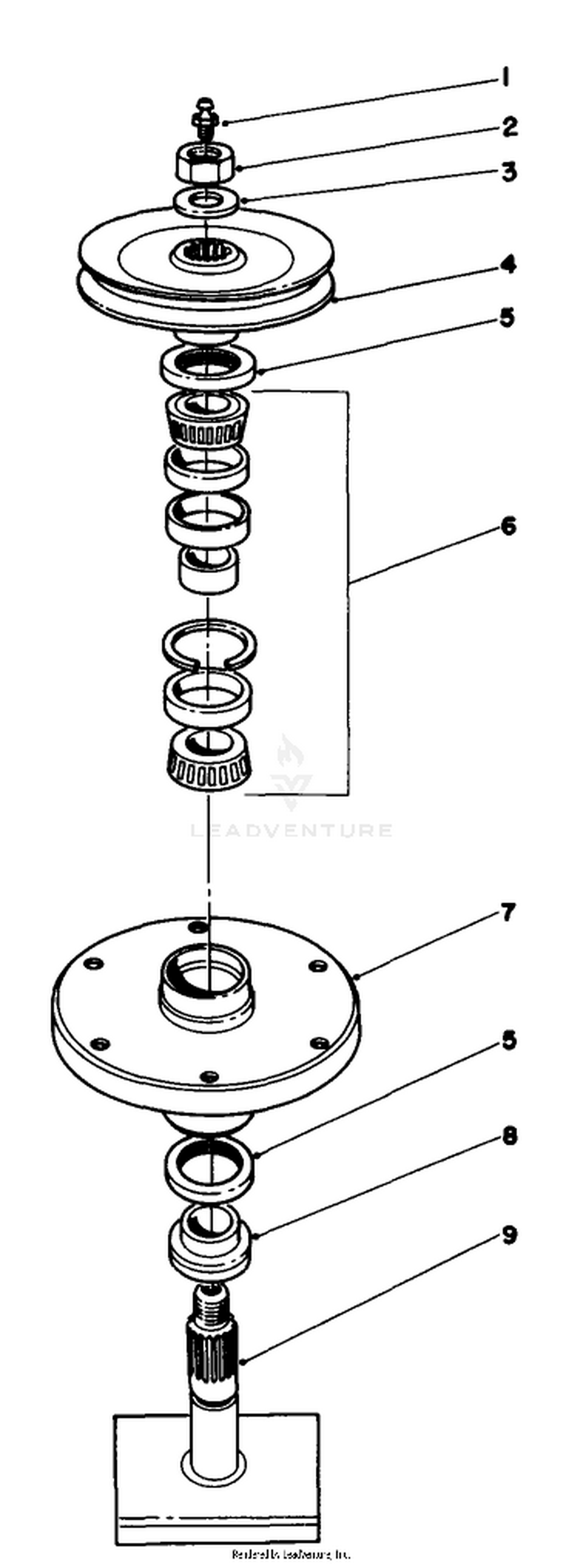 Drive Spindle No. 27-0870