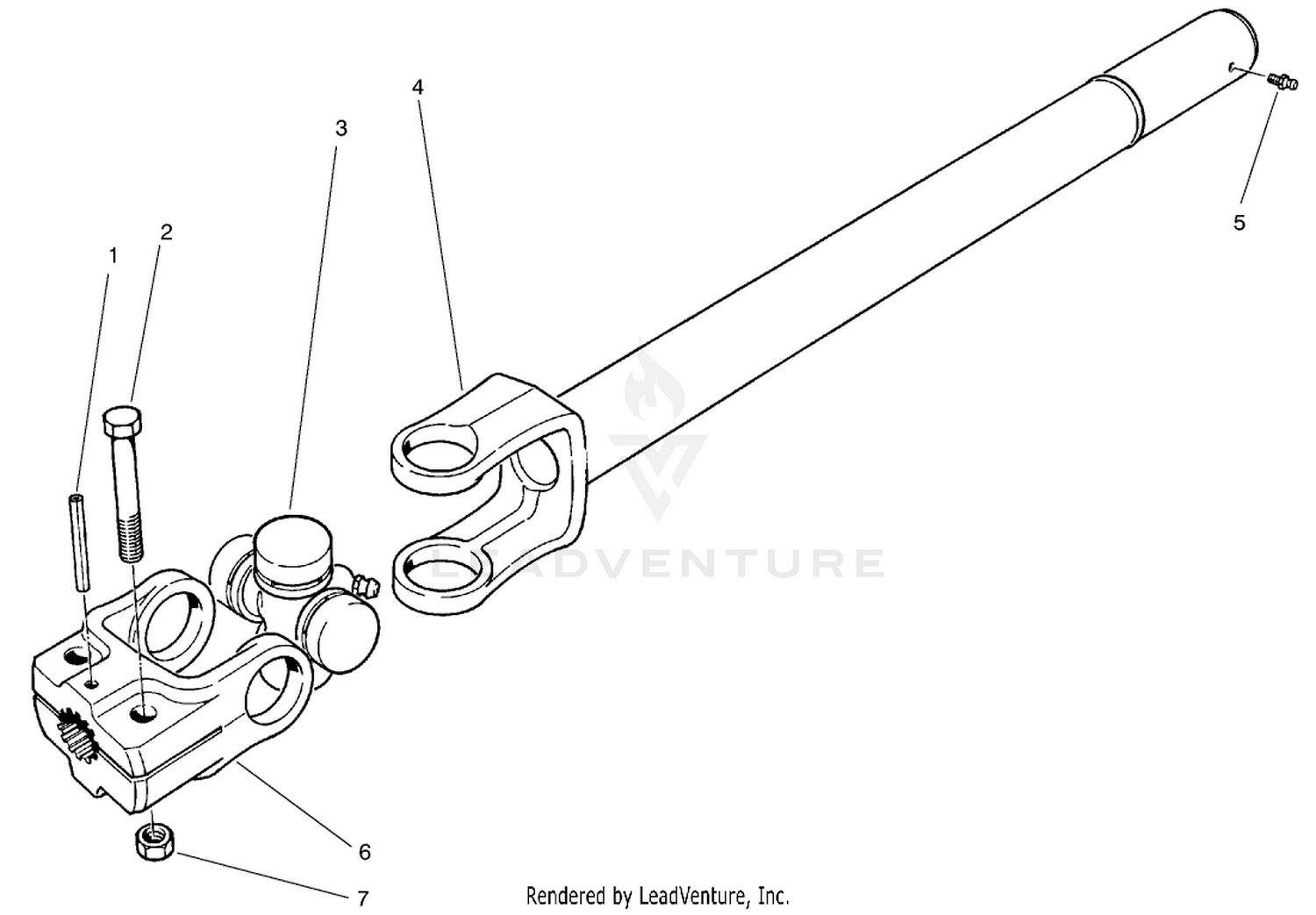 Drive Shaft Assembly No. 72-3741