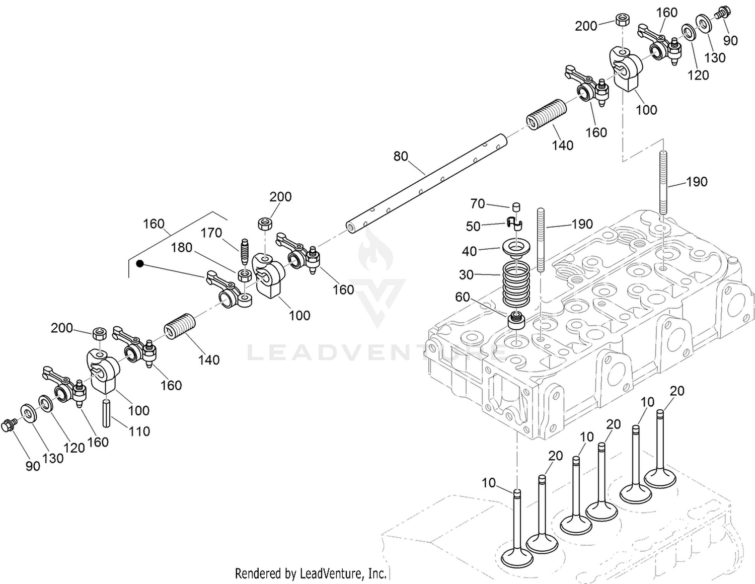 Valve and Rocker Arm Assembly