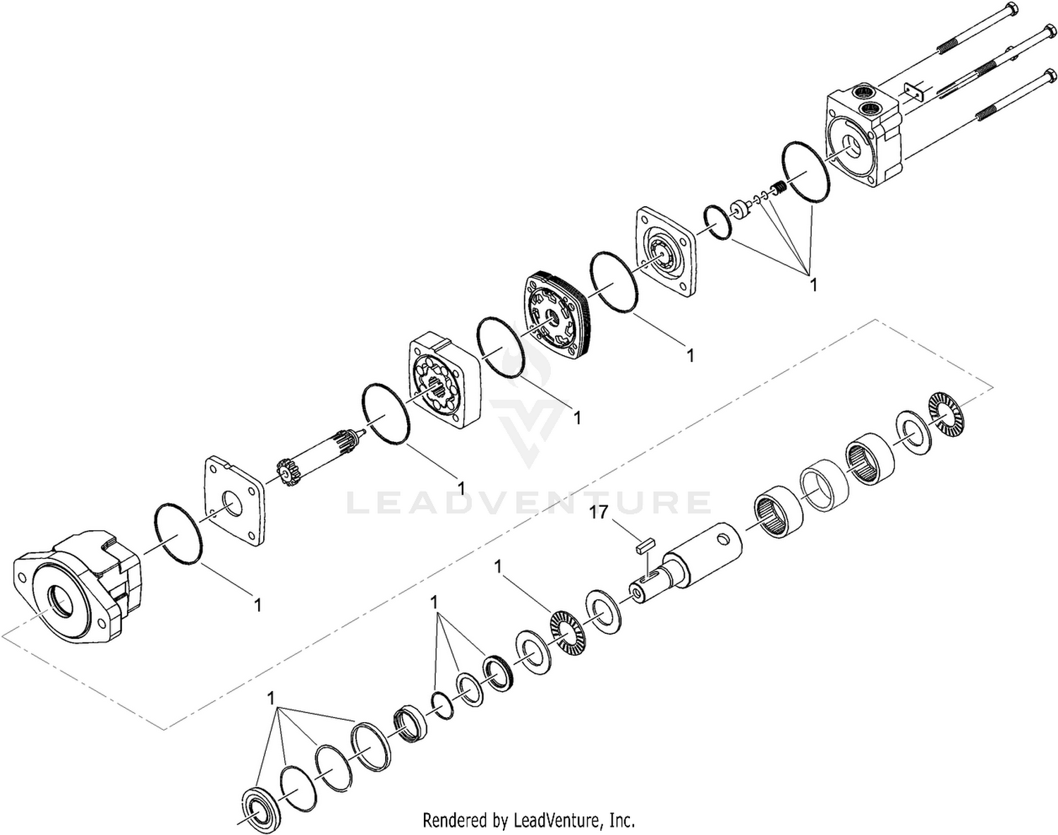 Hydraulic Motor Assembly No. 100-1459