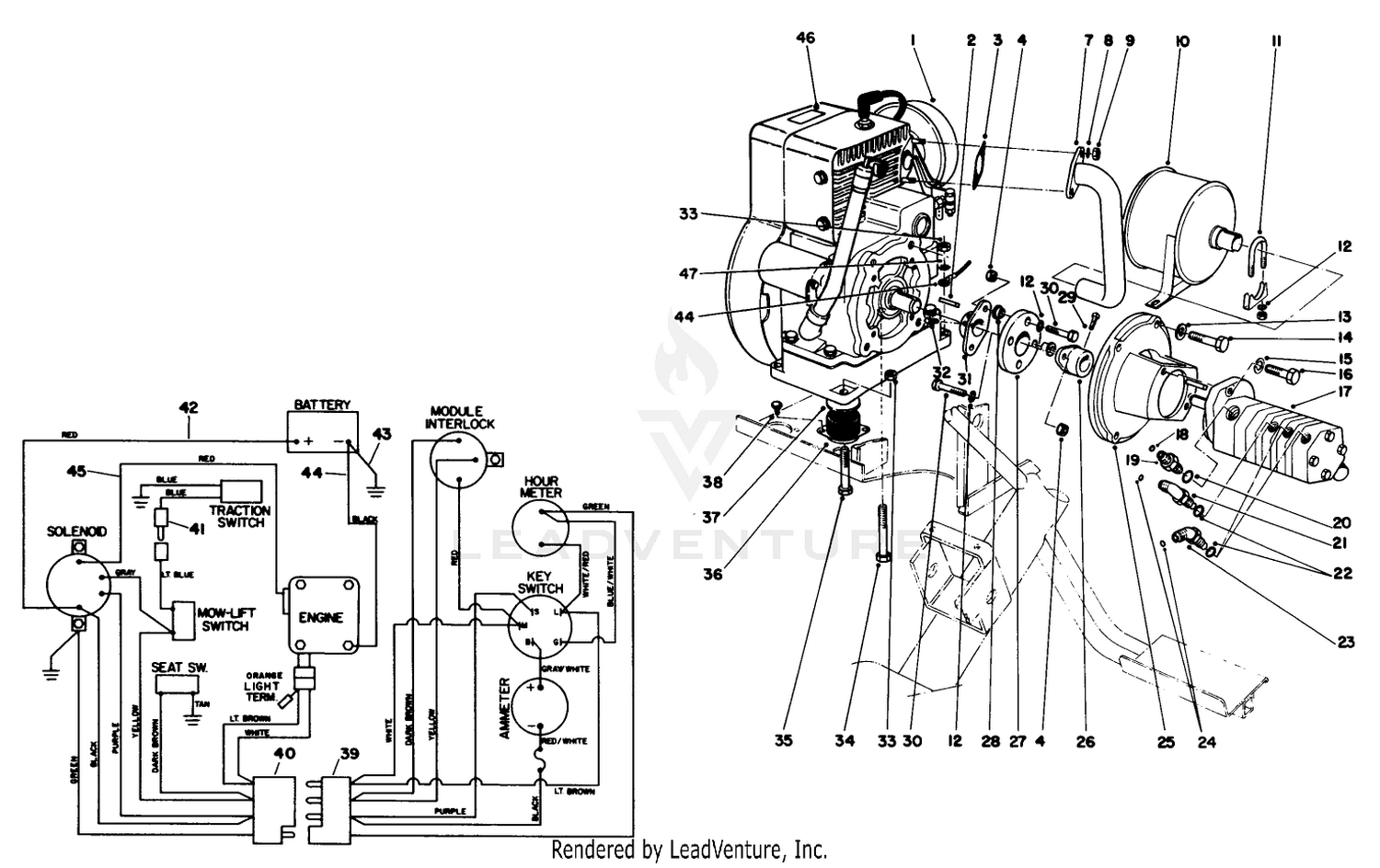 Engine And Wiring Diagram