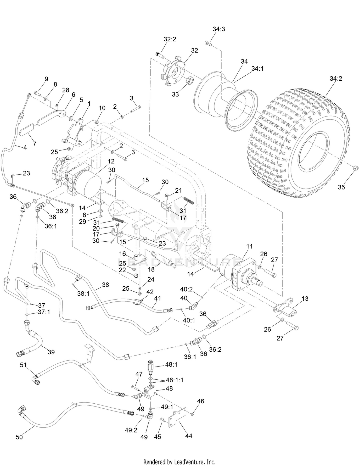 Rear Wheel Assembly