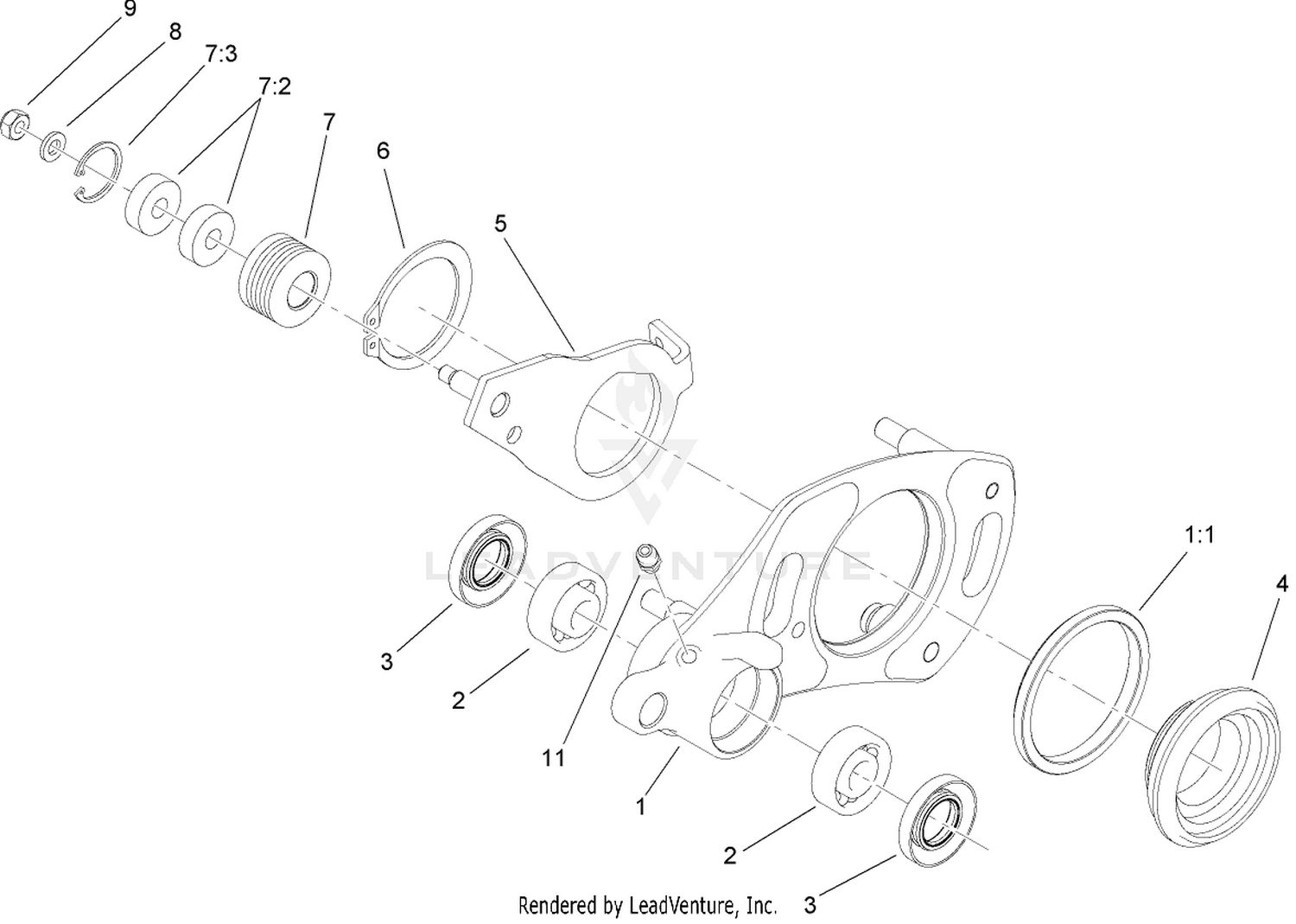 Right Hand Drive Sideplate Assembly