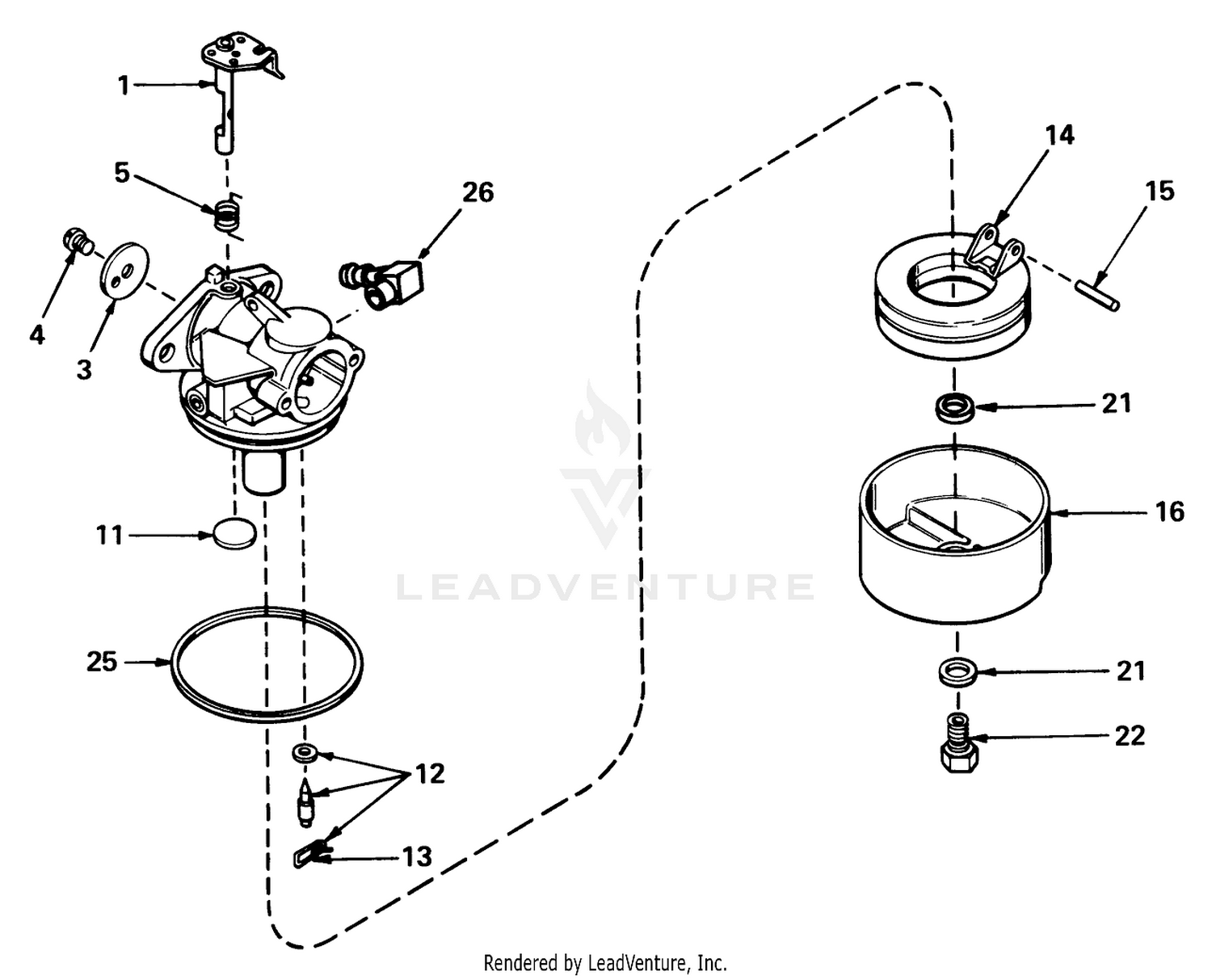 Carburetor No. 631784