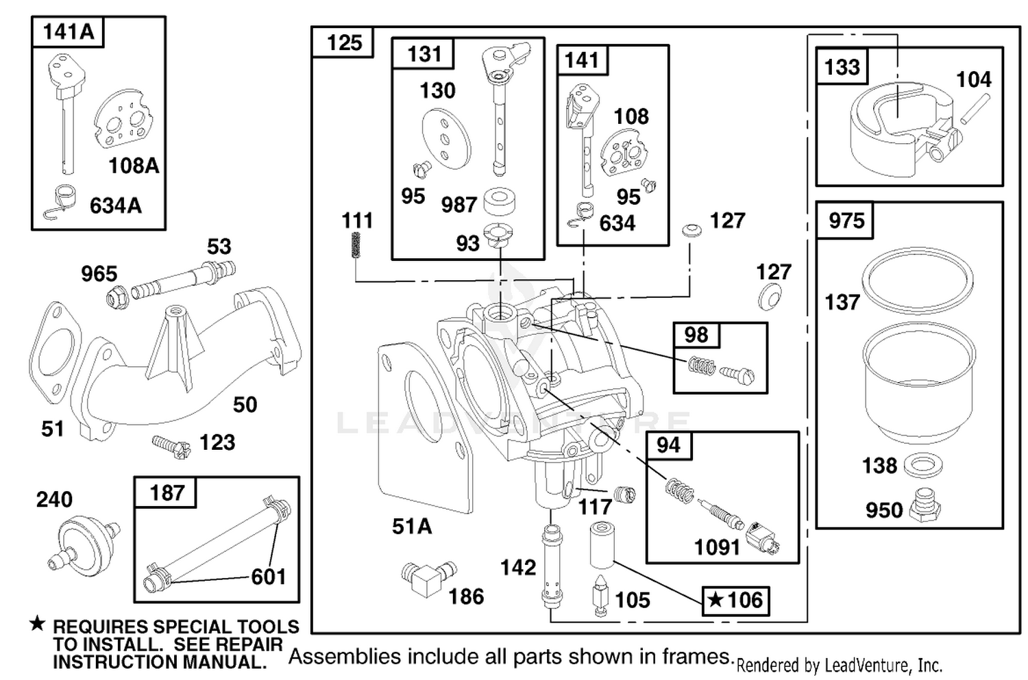 Engine Briggs  Stratton Model 284707-1148-E1 4