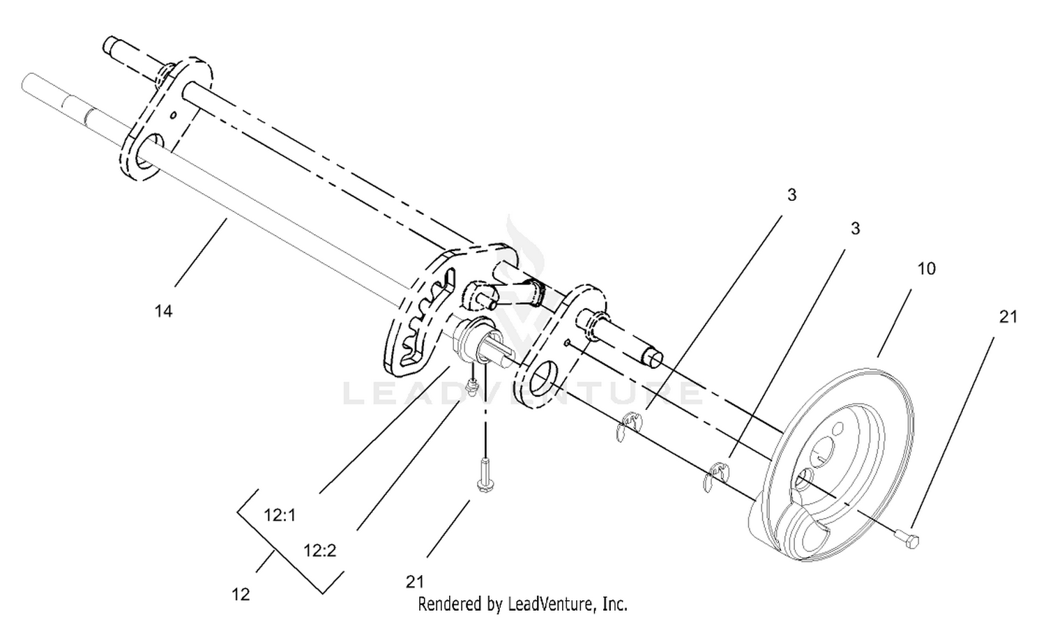 Pivot Shaft Assembly