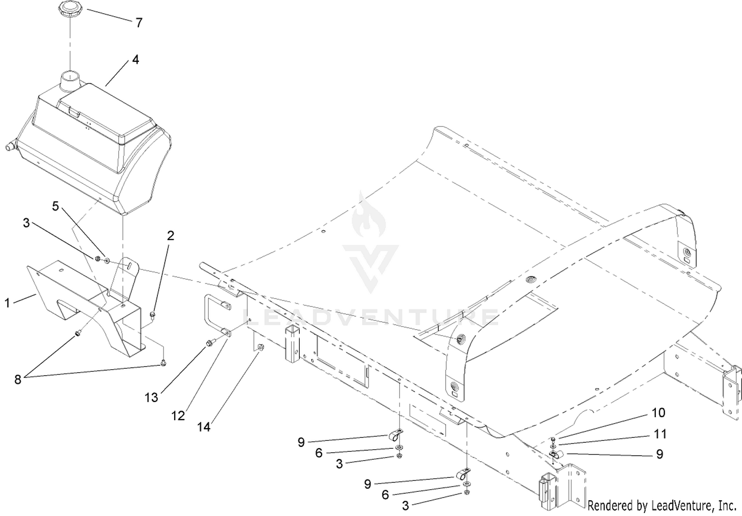 Fresh Water Tank Assembly