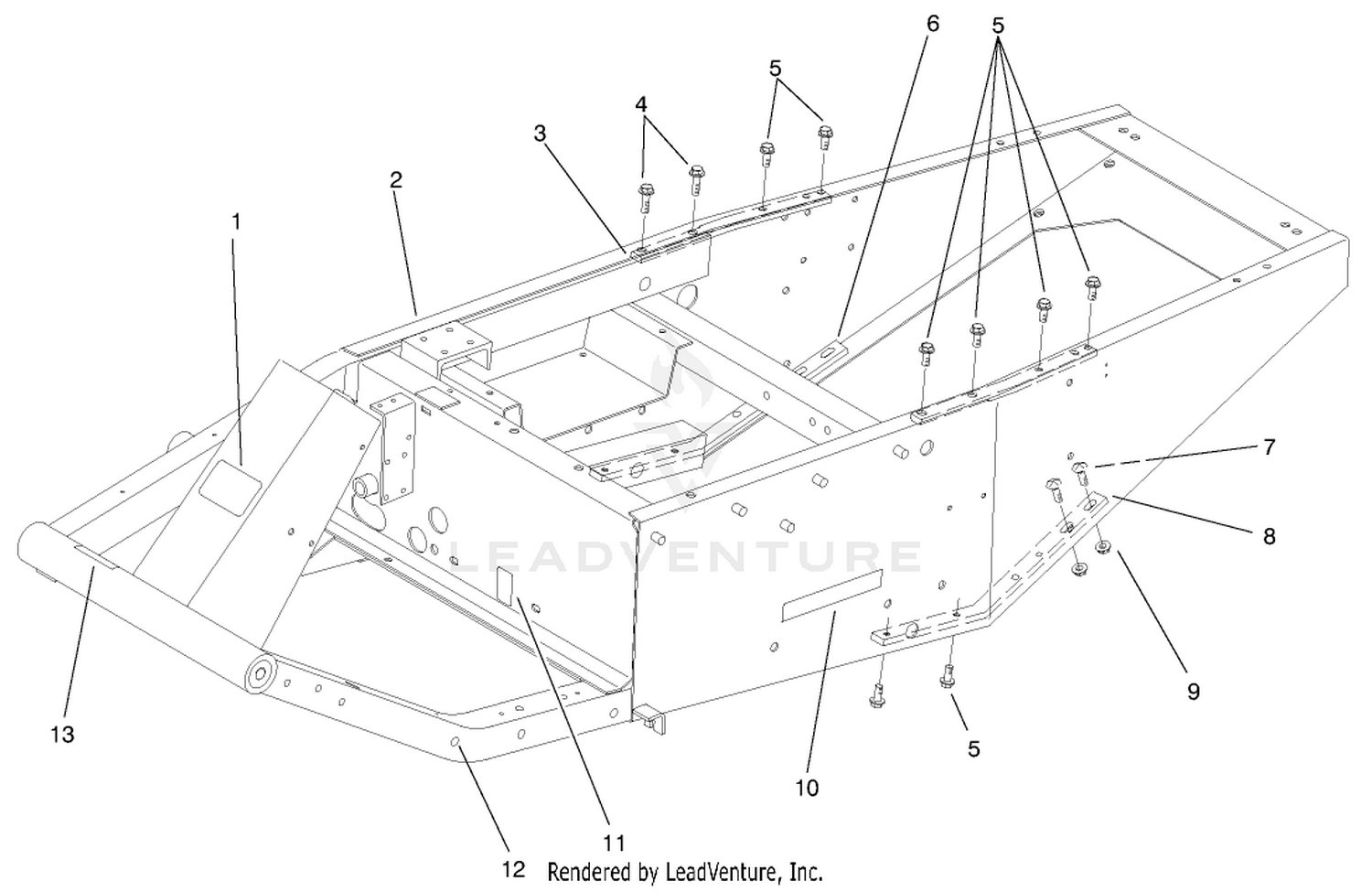 Main Frame Assembly (continued)