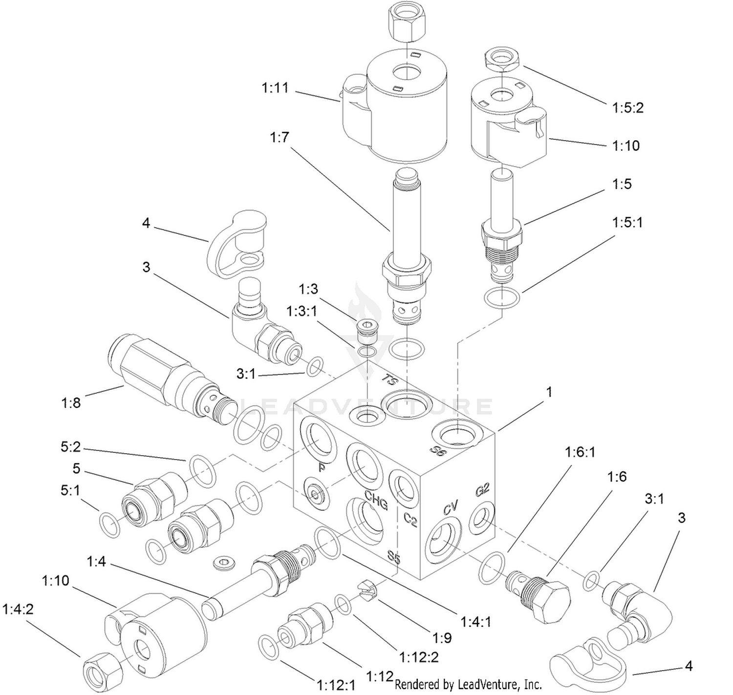 Lift Manifold Assembly No. 117-2388