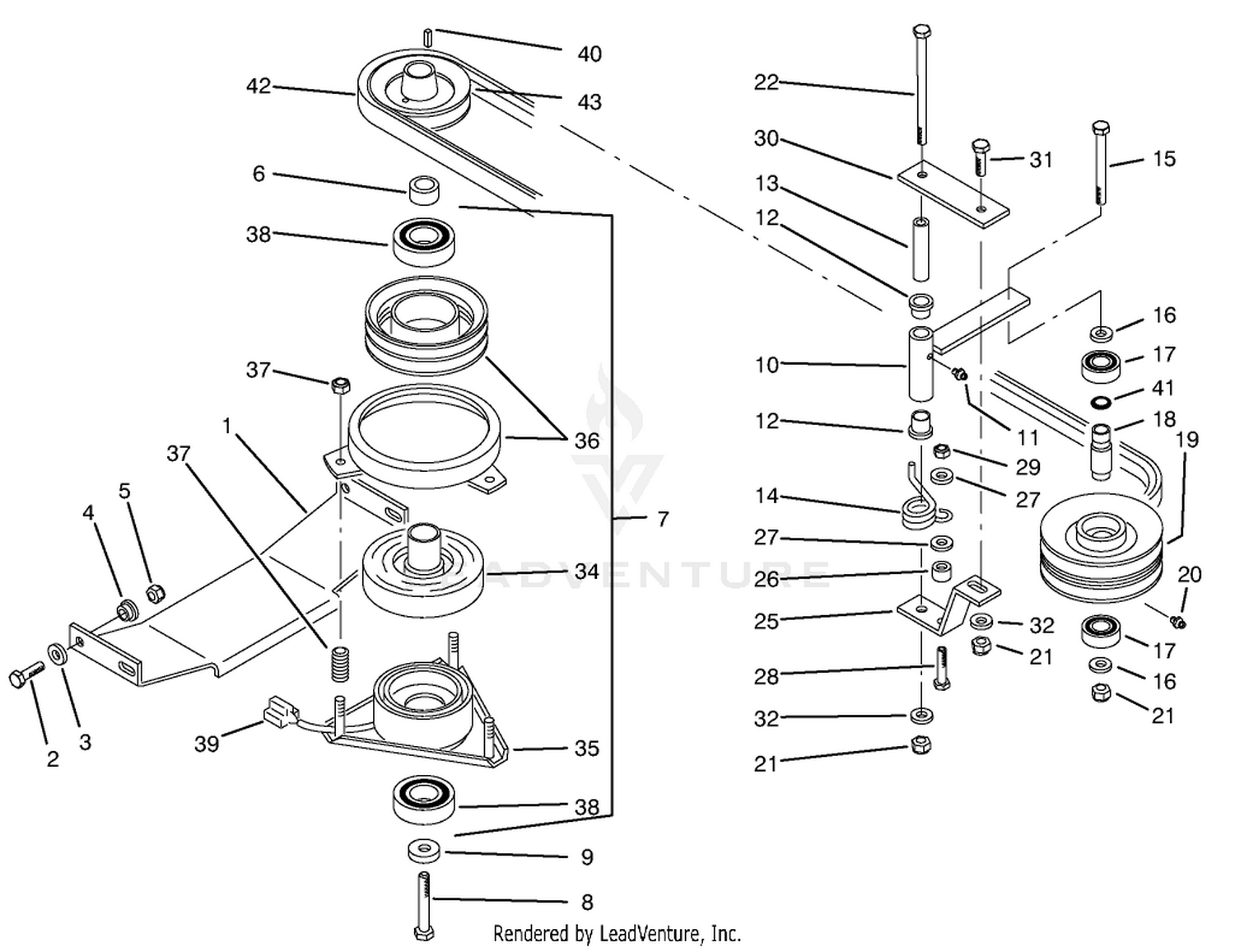 Pto Electric Clutch  Drive Assembly