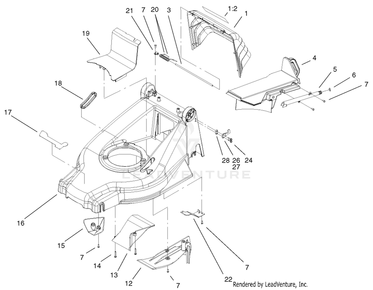 Deck, Kicker And Recycler Plug Assembly