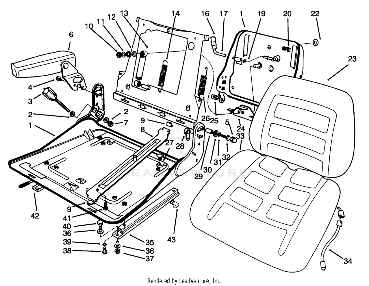 Deluxe Suspension Seat Kit