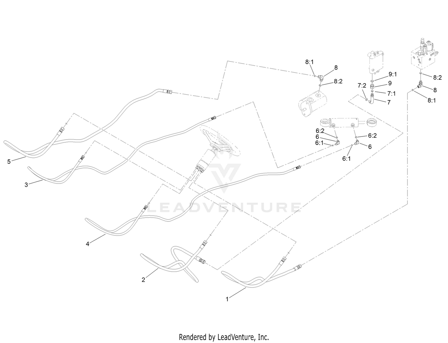 Steering Hydraulic Assembly