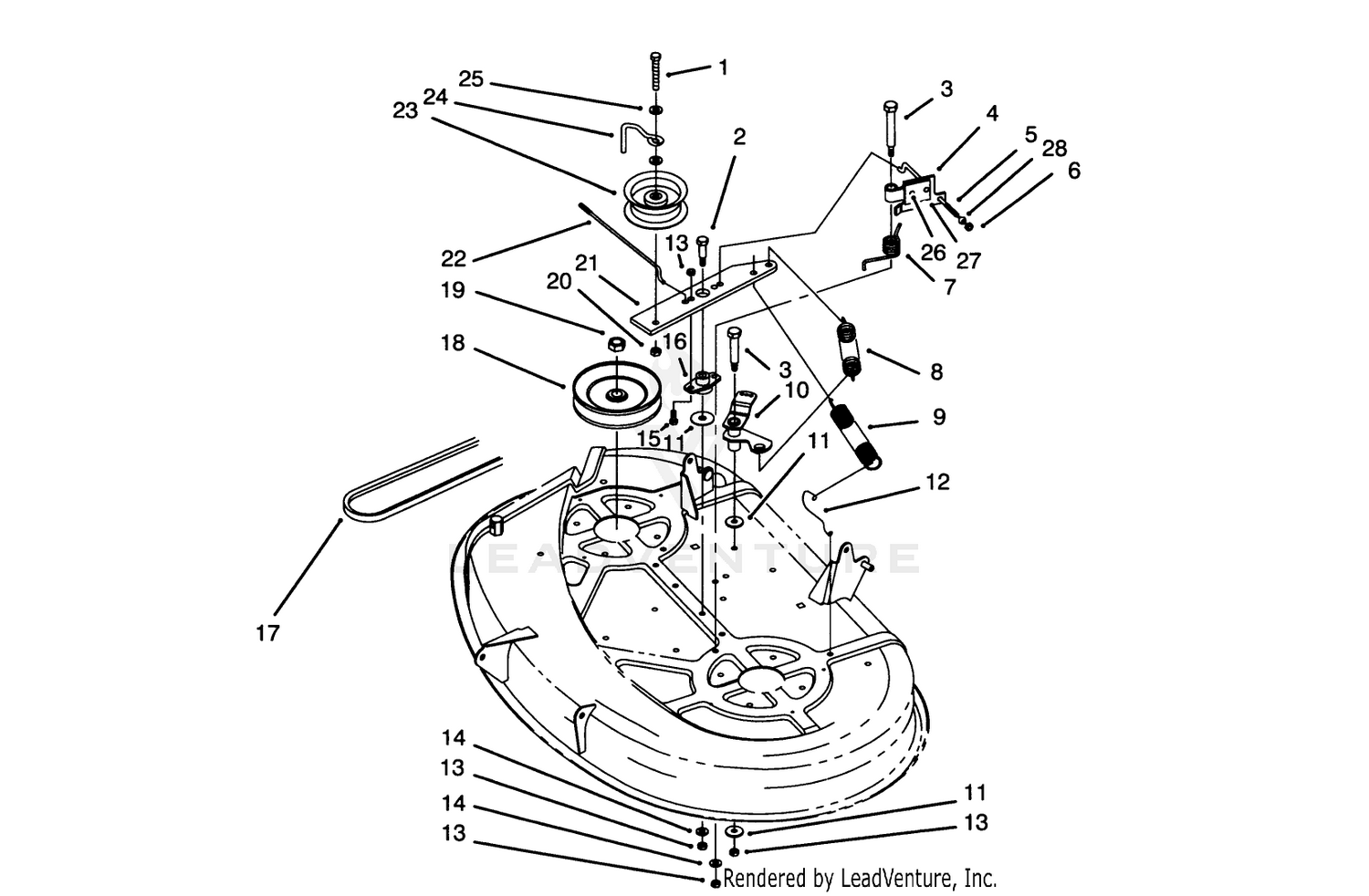 Brake Assembly (38" Cutting Unit)