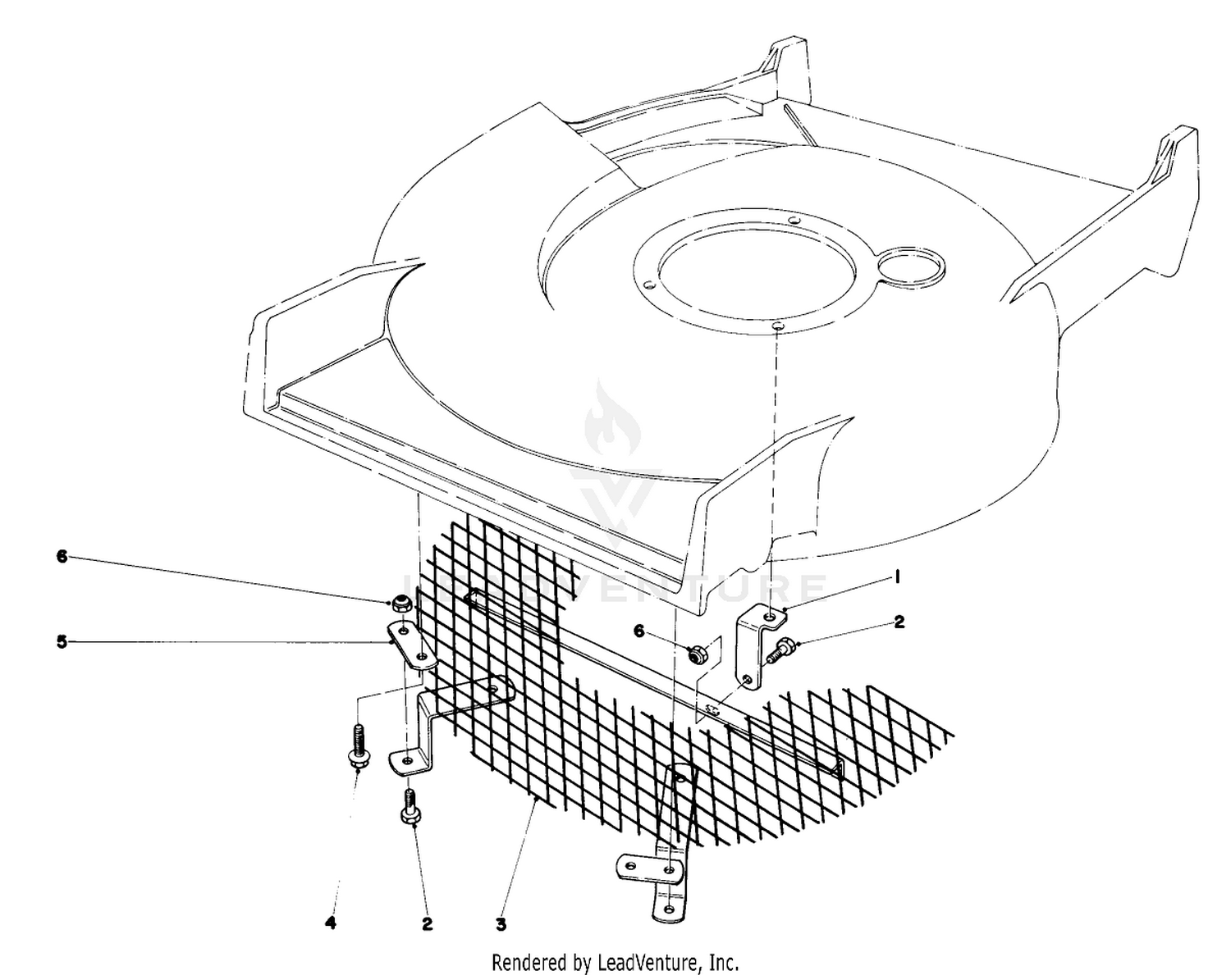 Leaf Shredder Kit No. 59105 (optional)