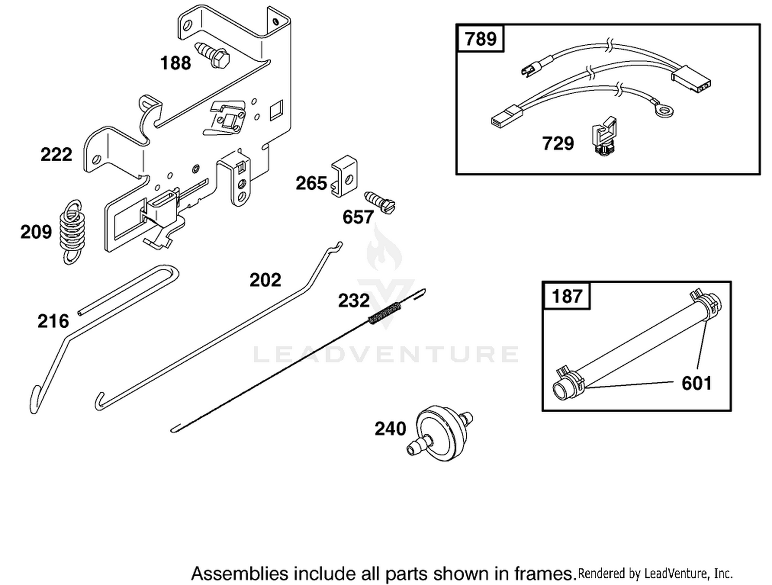 Engine Briggs  Stratton Model 312777-0128-E1 5
