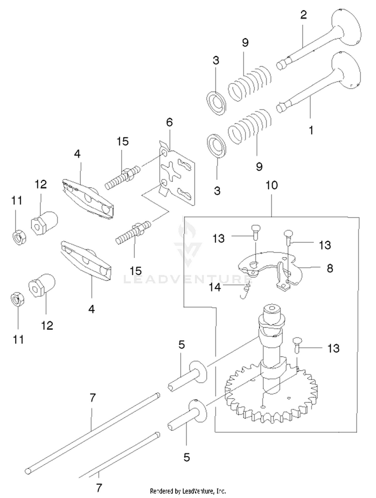 Valve And Camshaft Assembly
