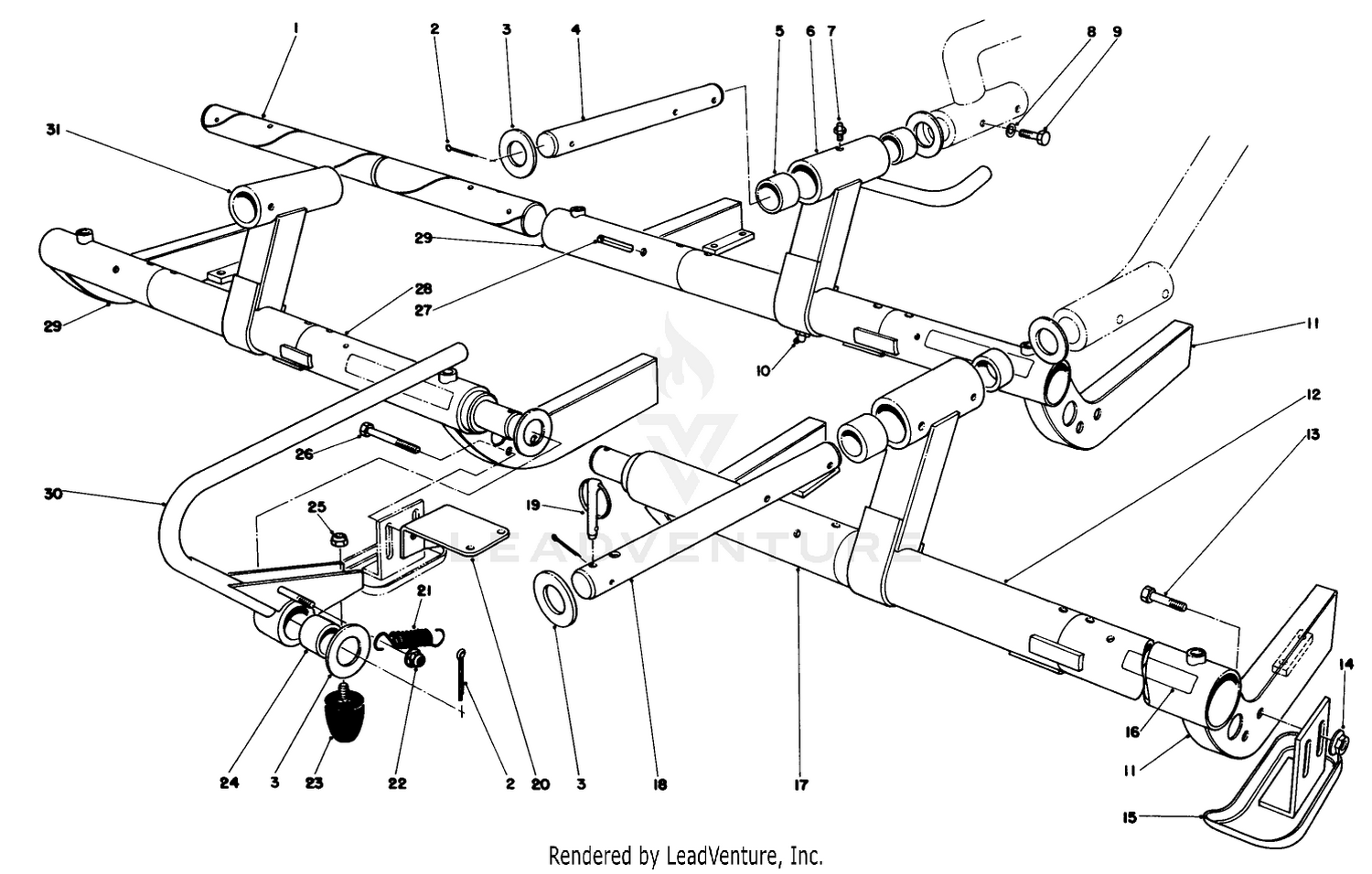 Carrier Frame Assembly (7 Blade)