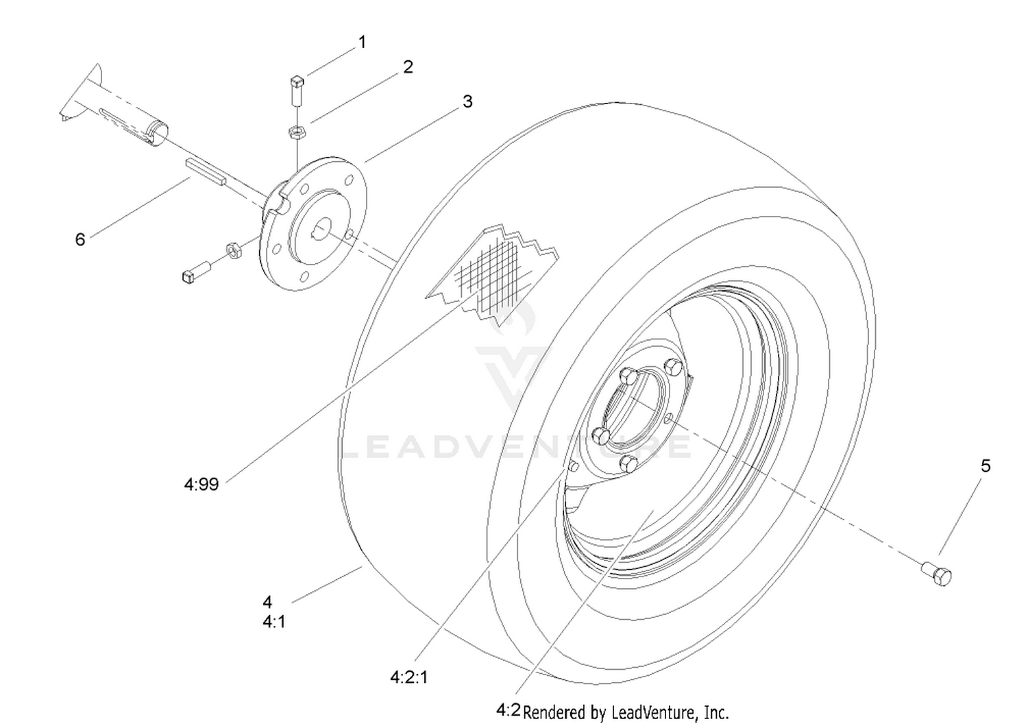Rear Wheel Assembly