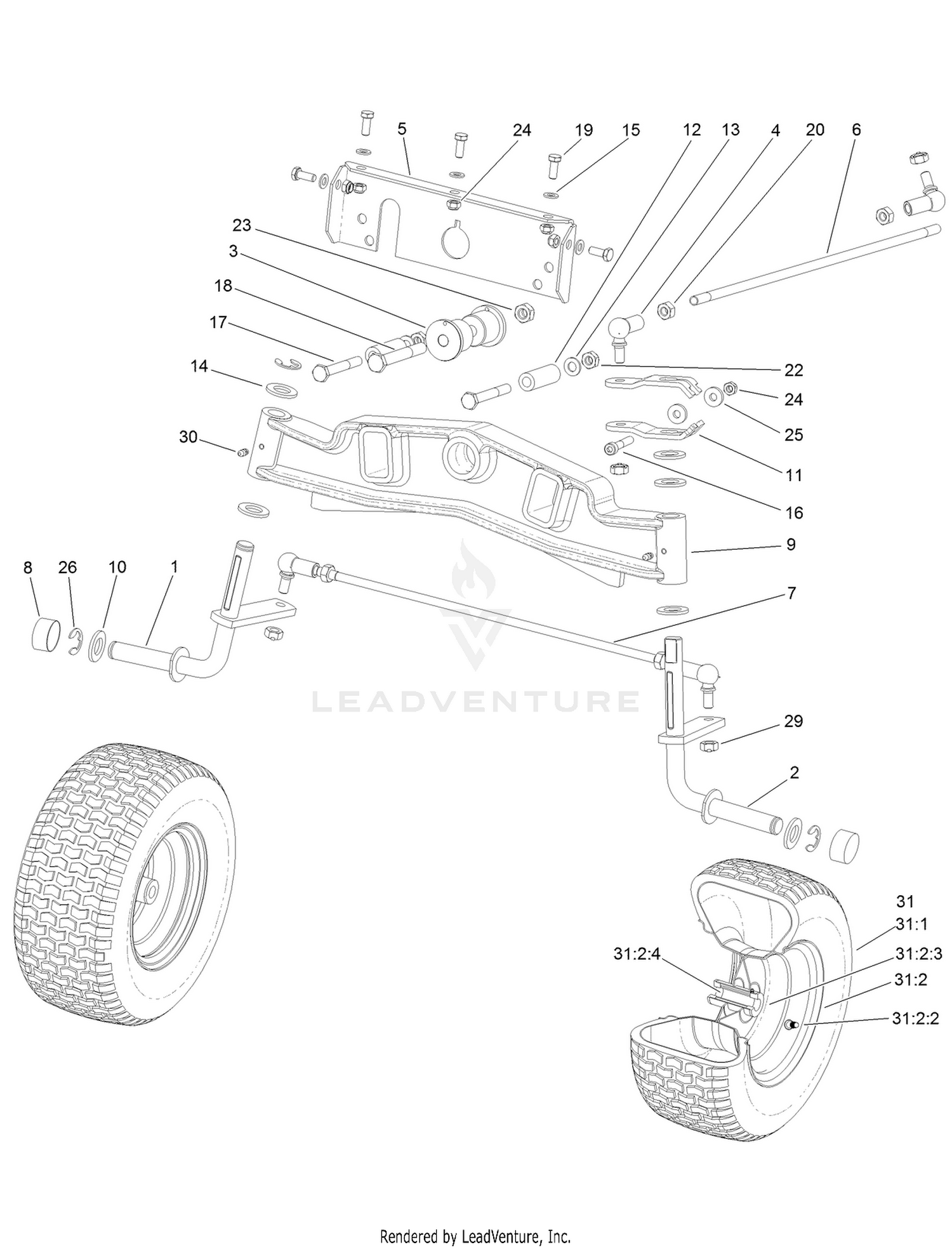 Front Axle Assembly